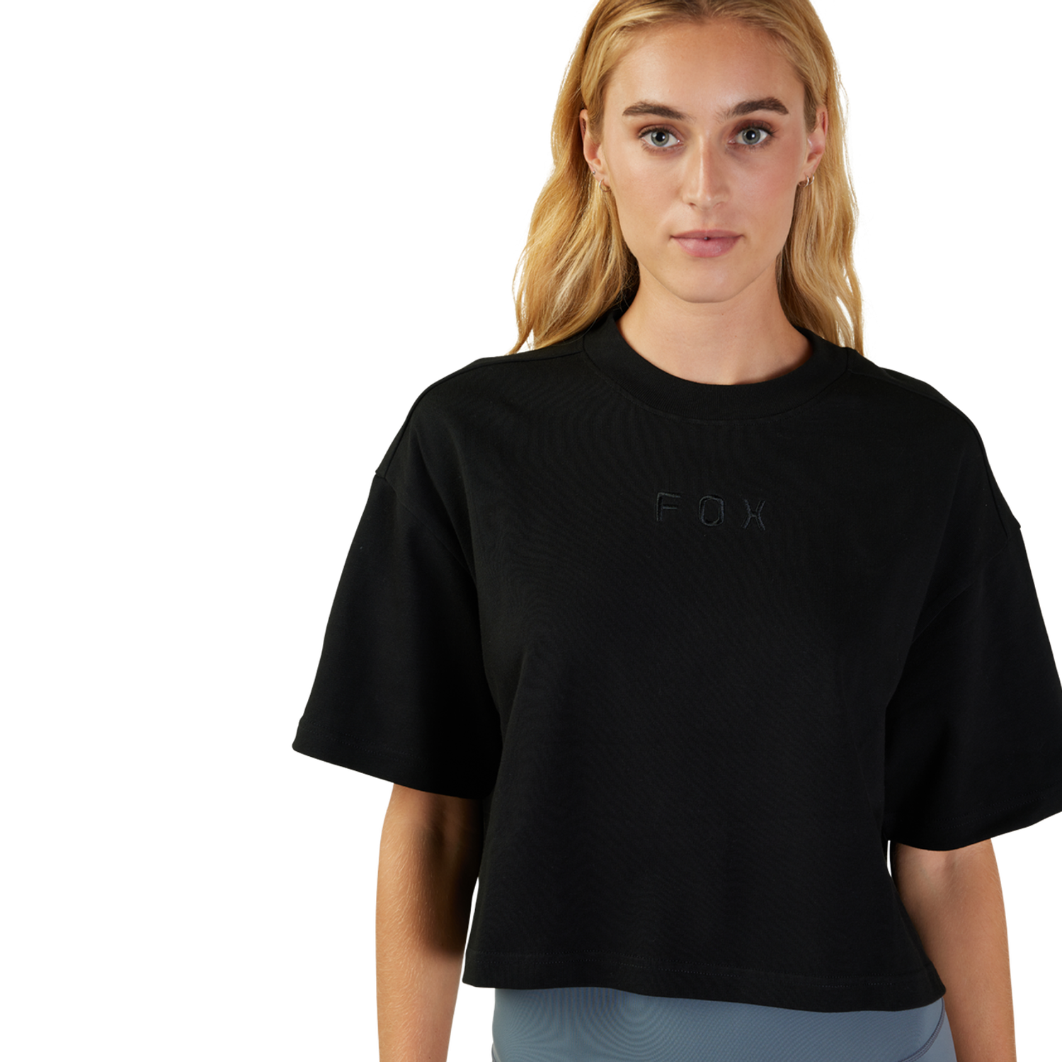 Womens Wordmark Premium Crop Tee