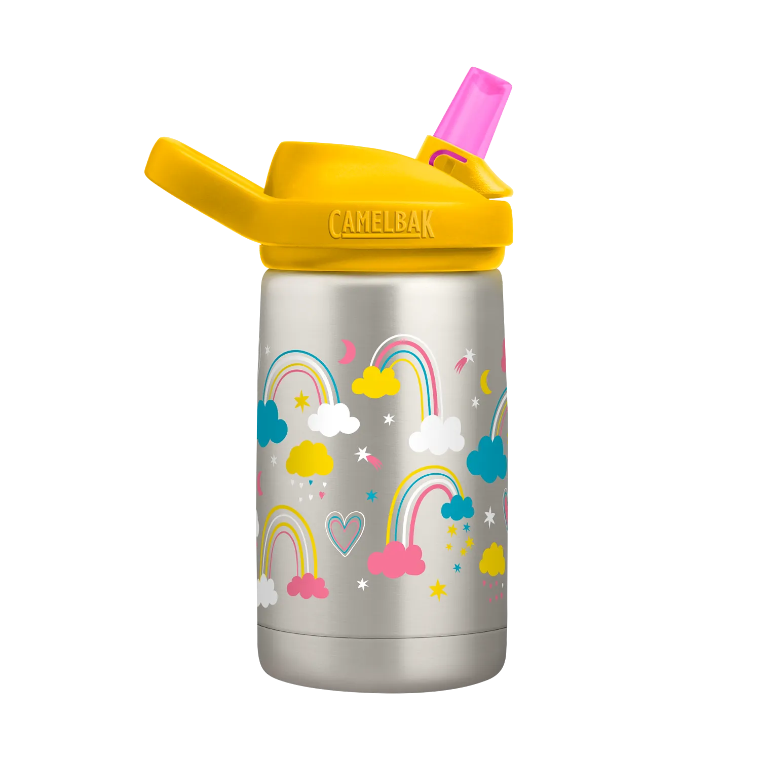 eddy+ Kids SST Vacuum Insulated 12oz, Rainbow Love