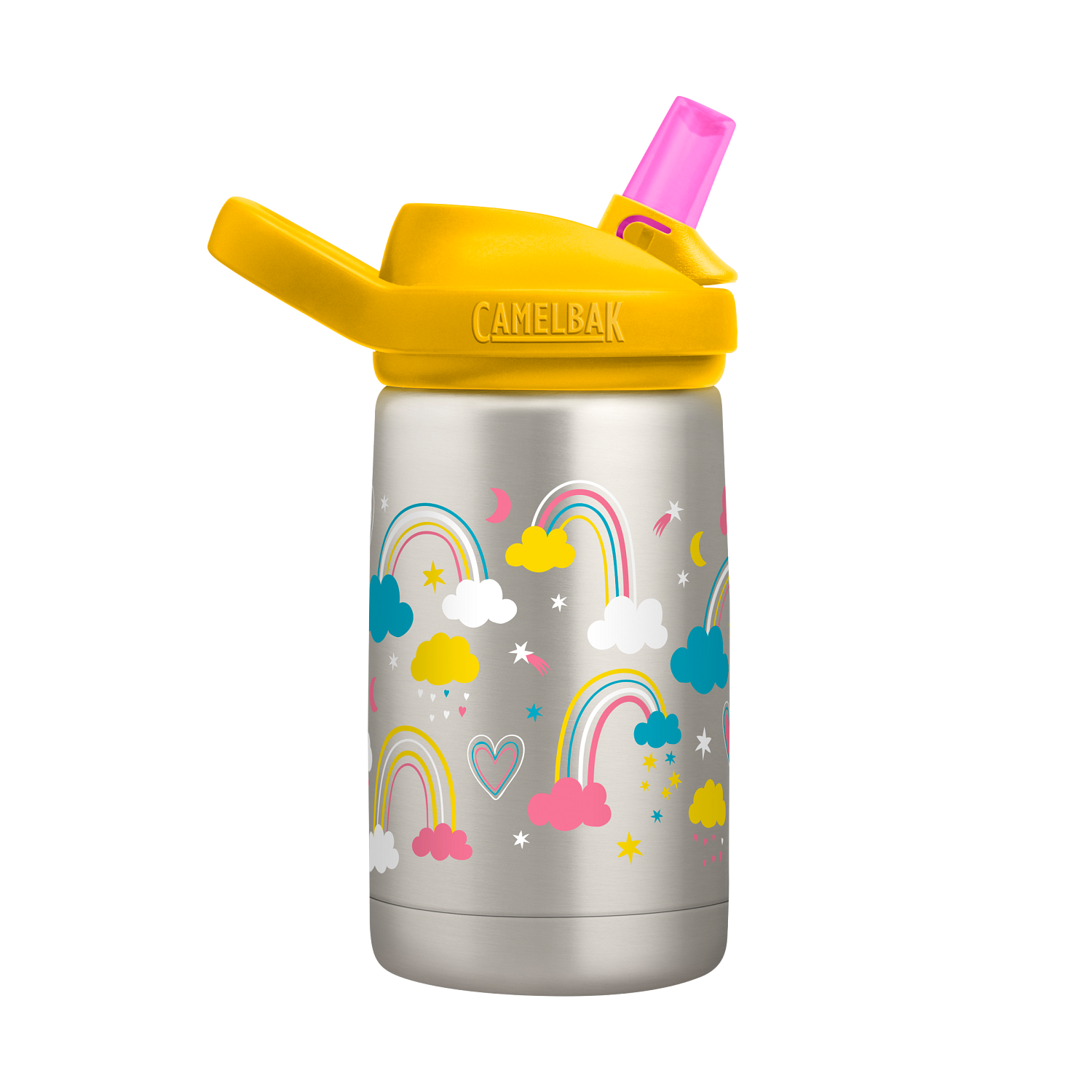 eddy+ Kids SST Vacuum Insulated 12oz, Rainbow Love