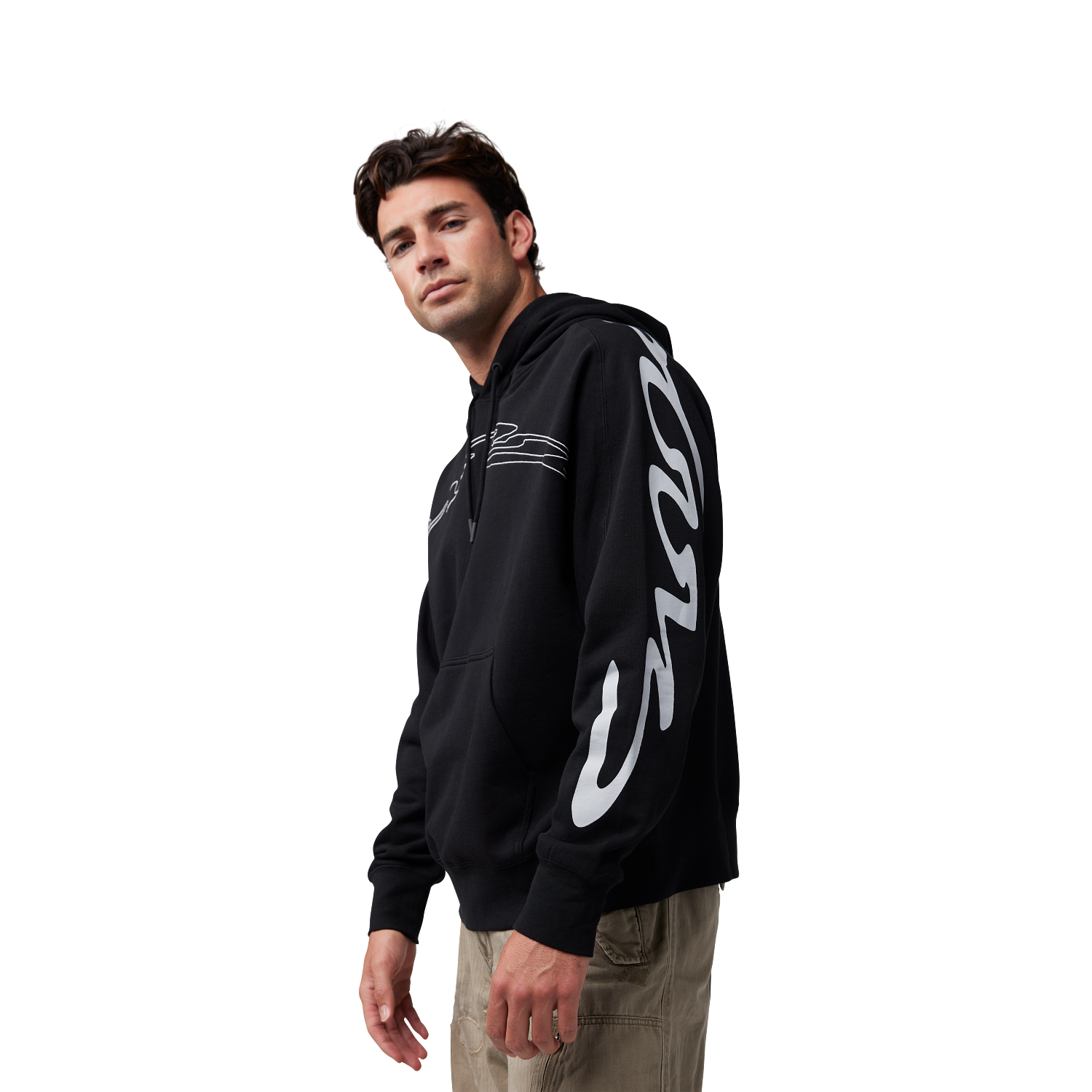 Energy Face Oversized Pullover Hoodie