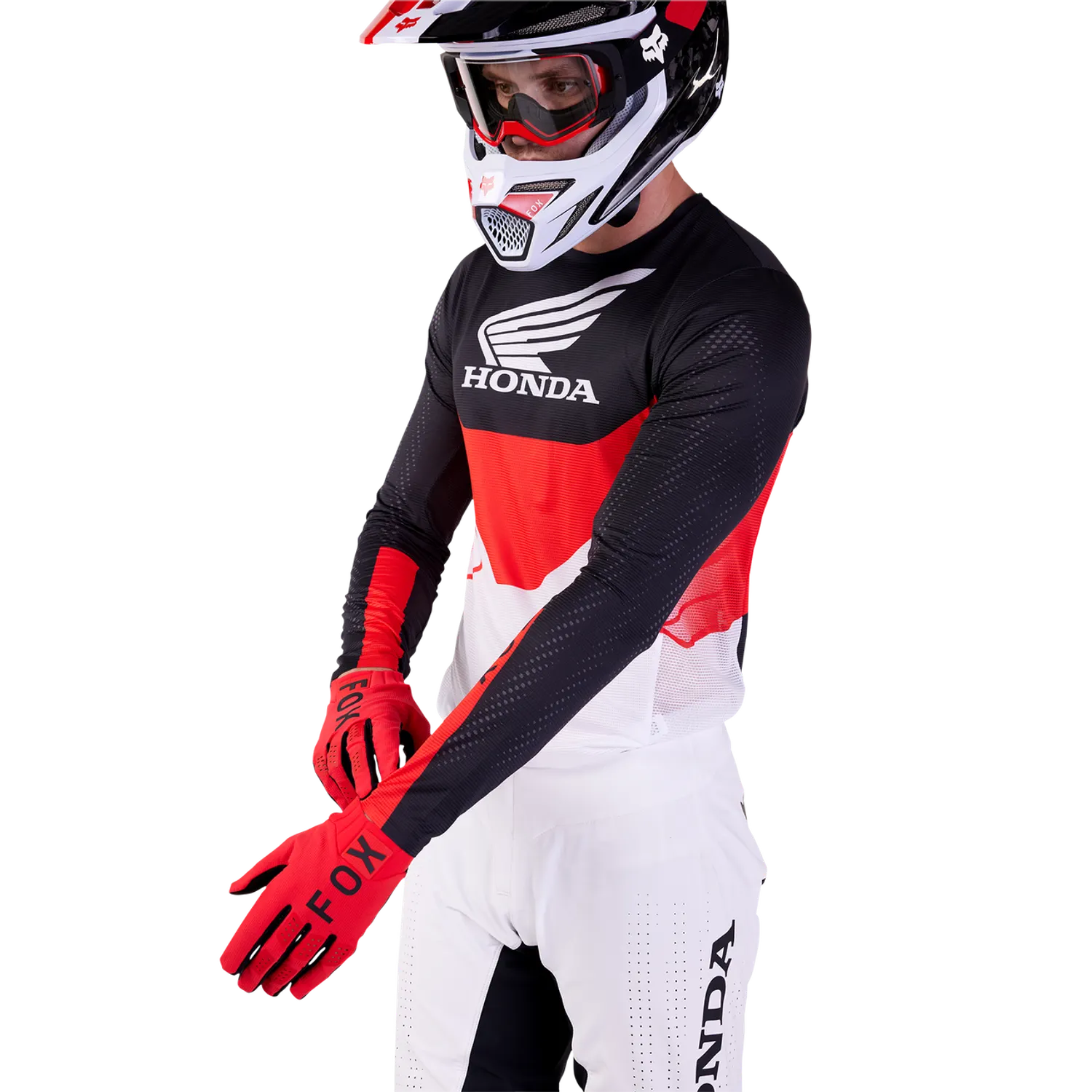FLEXAIR HONDA JERSEY [BLK/WHT] S