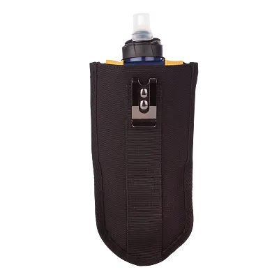 5H 17oz Clip Flask, Black