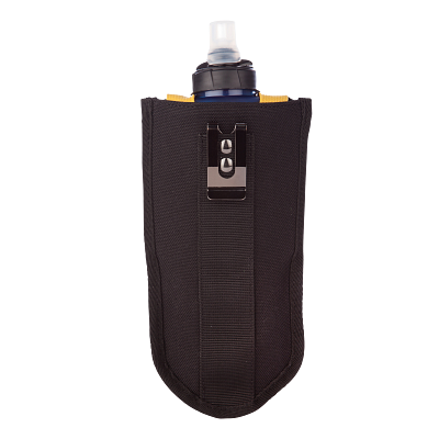 5H 17oz Clip Flask, Black
