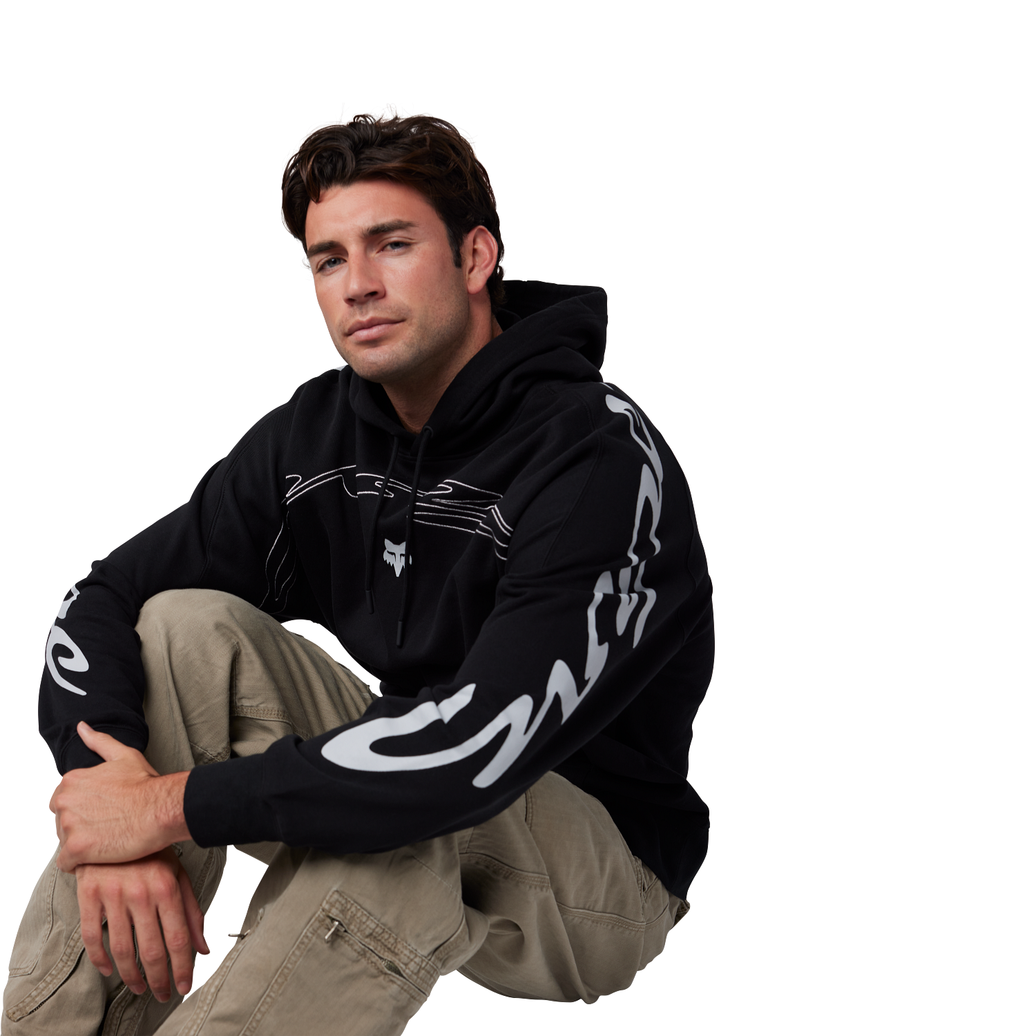 Energy Face Oversized Pullover Hoodie