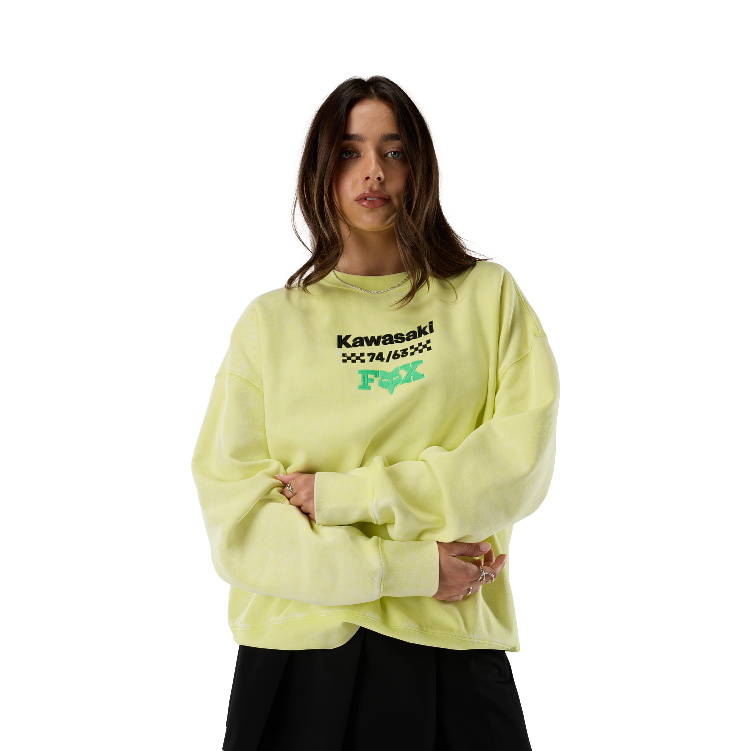 Kawasaki Heavyweight Crew Sweatshirt
