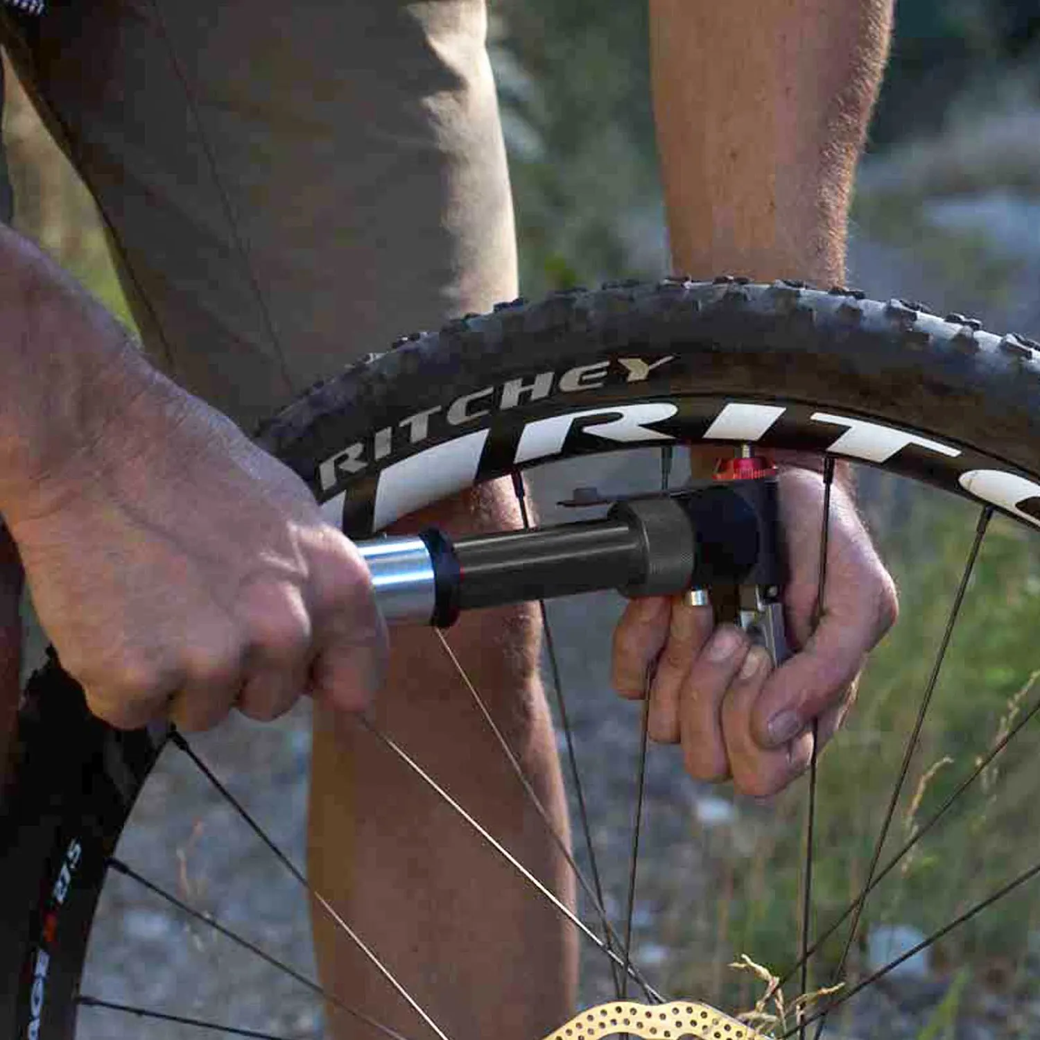 BBN MAMMOTH CO2FER MINI PUMP SILVER