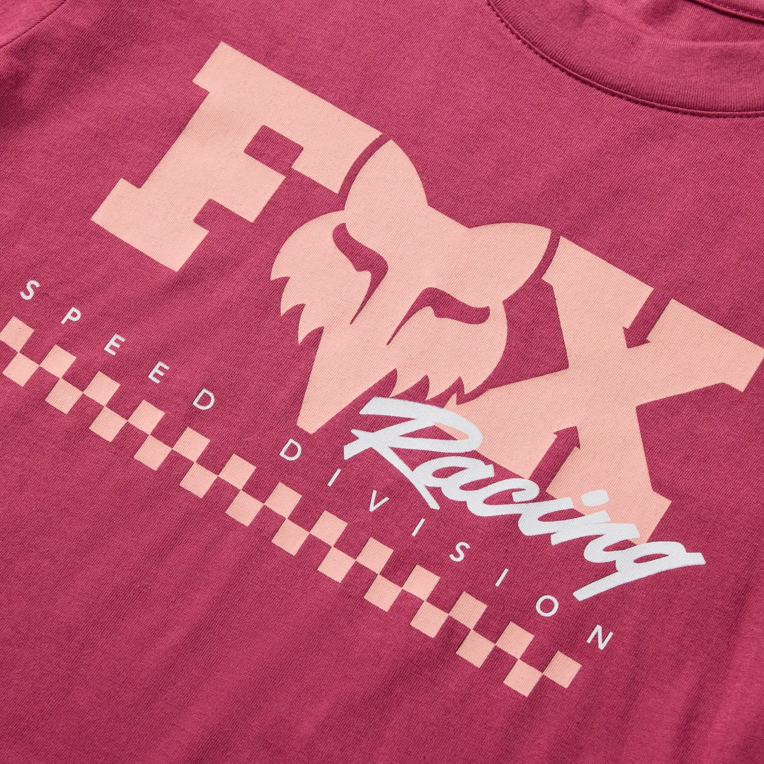 W CHECKER SS BABY TEE 