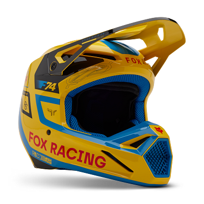 V1 RACE SPEC HELMET [PL YLW] XL
