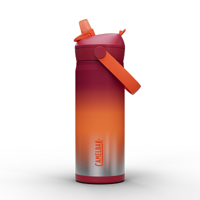 Thrive&trade; Flip Straw Kids 16oz Bottle, Insulated Stainless Steel