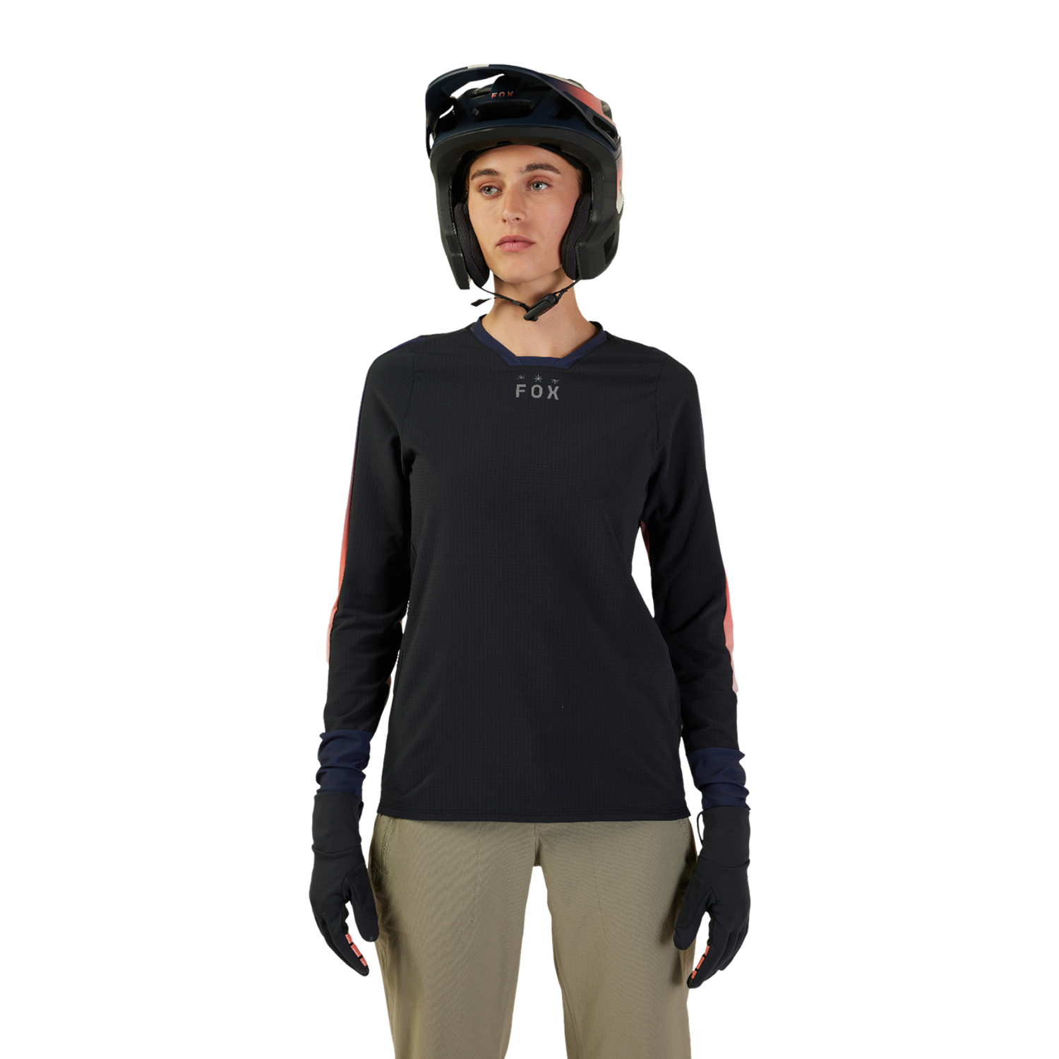 Womens Defend Lunar Thermal Long Sleeve Jersey