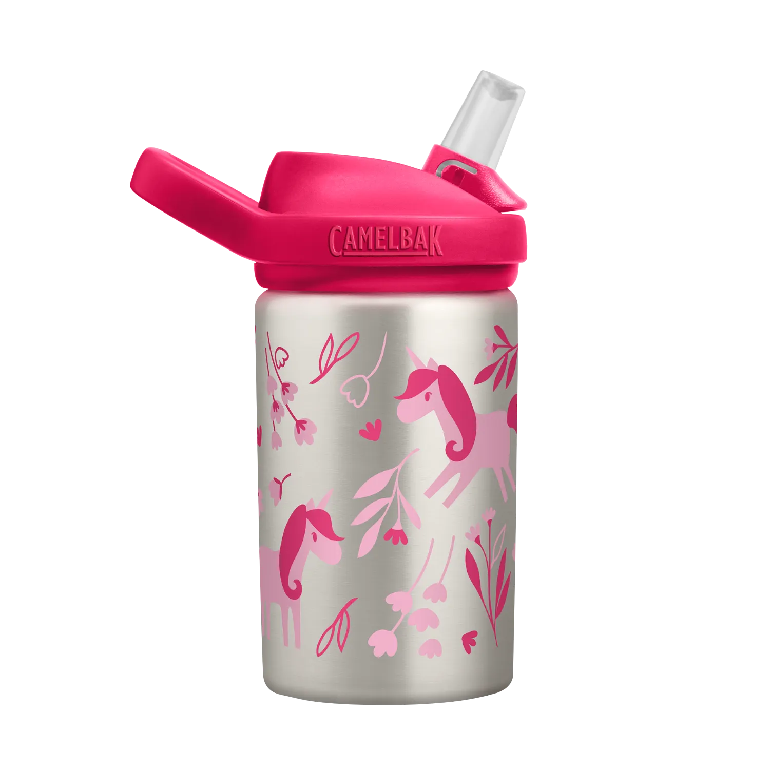 eddy+ Kids 14oz SST, Unicorn & Blooms