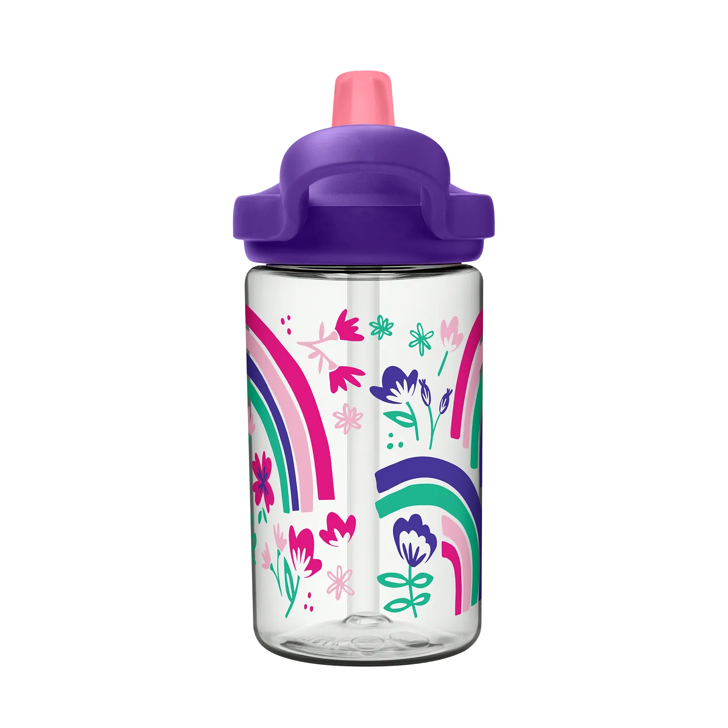eddy+ Kids 14oz, Rainbow Floral
