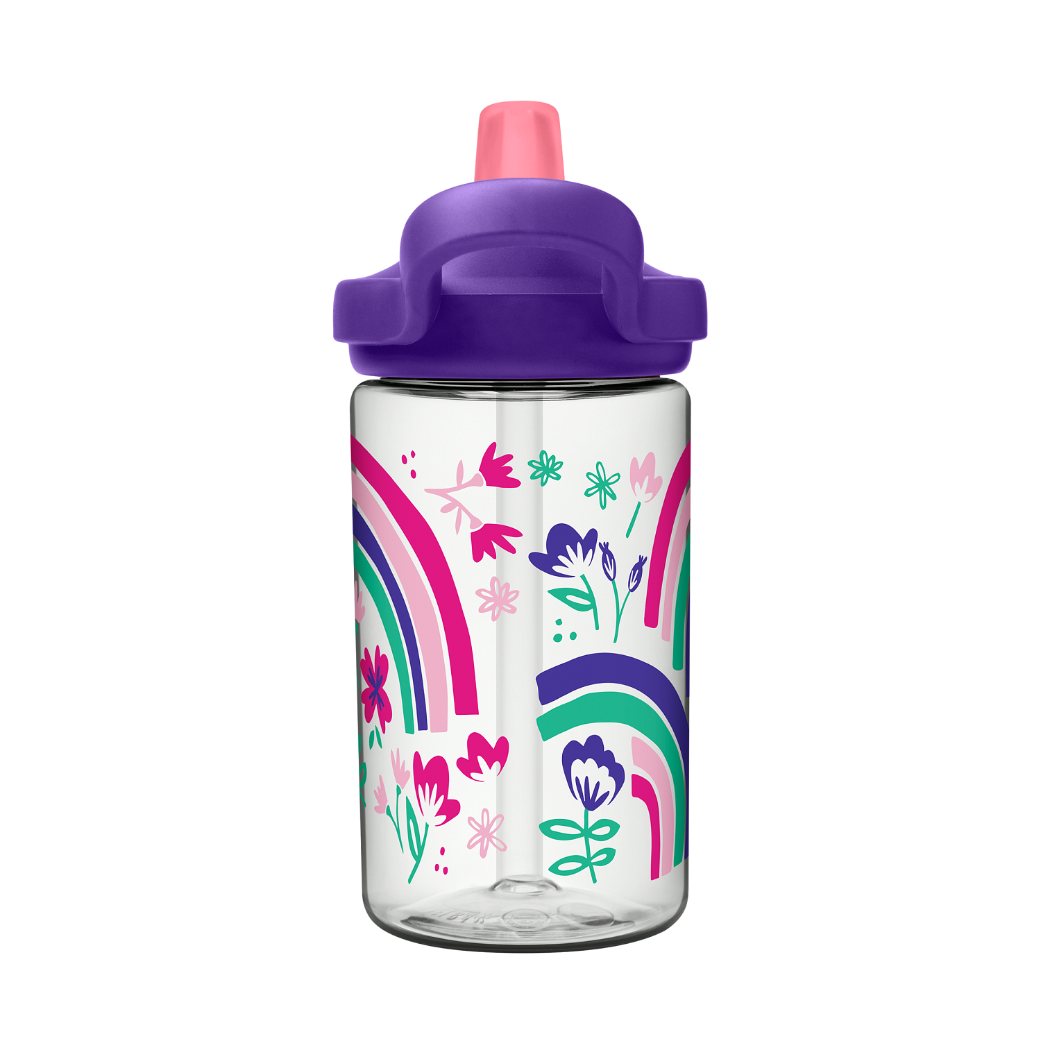 eddy+ Kids 14oz, Rainbow Floral