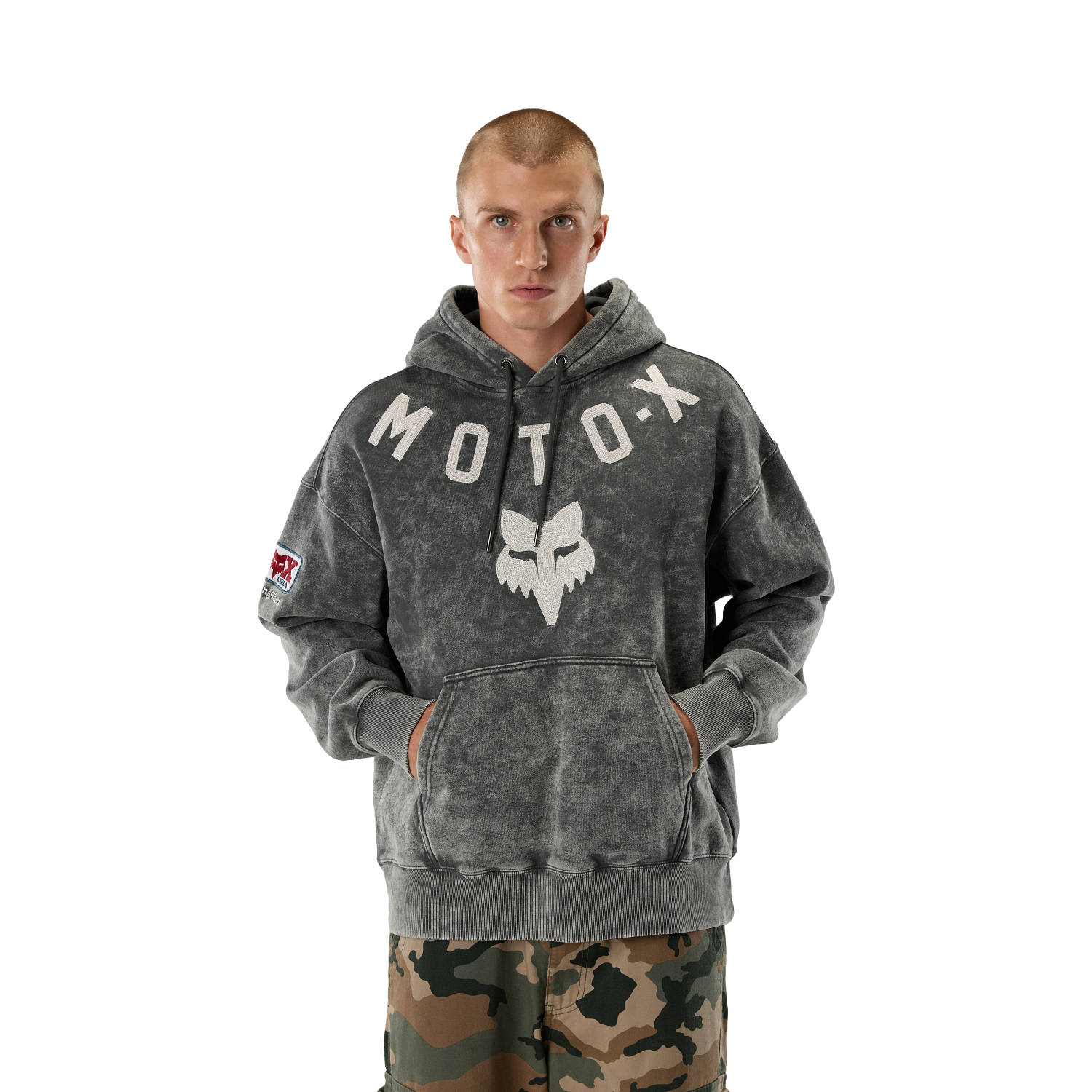 Moto-X Heavyweight Fleece Pullover Hoodie