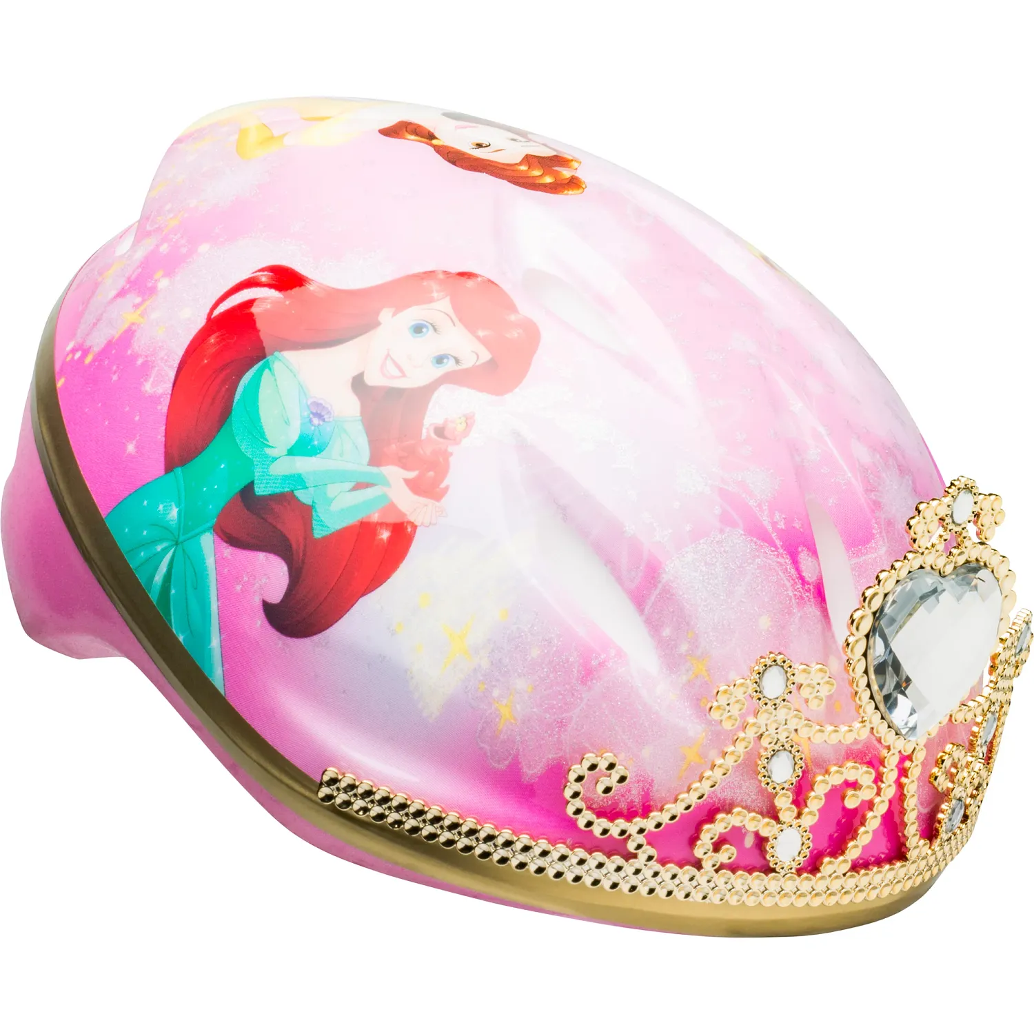 DP 3D GOLD TIARA CHILD BIKE HELMET E/F