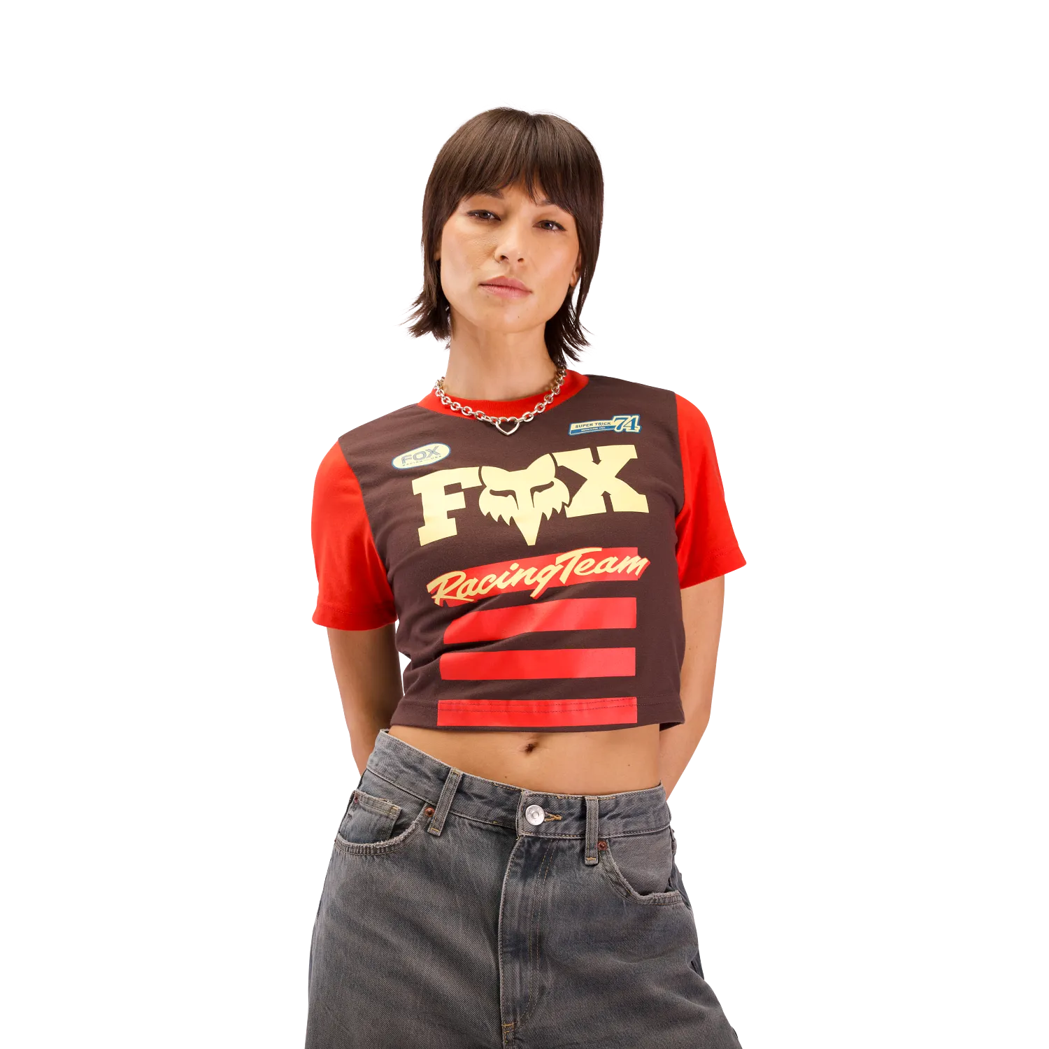 W SUPER TRICK BABY TEE 