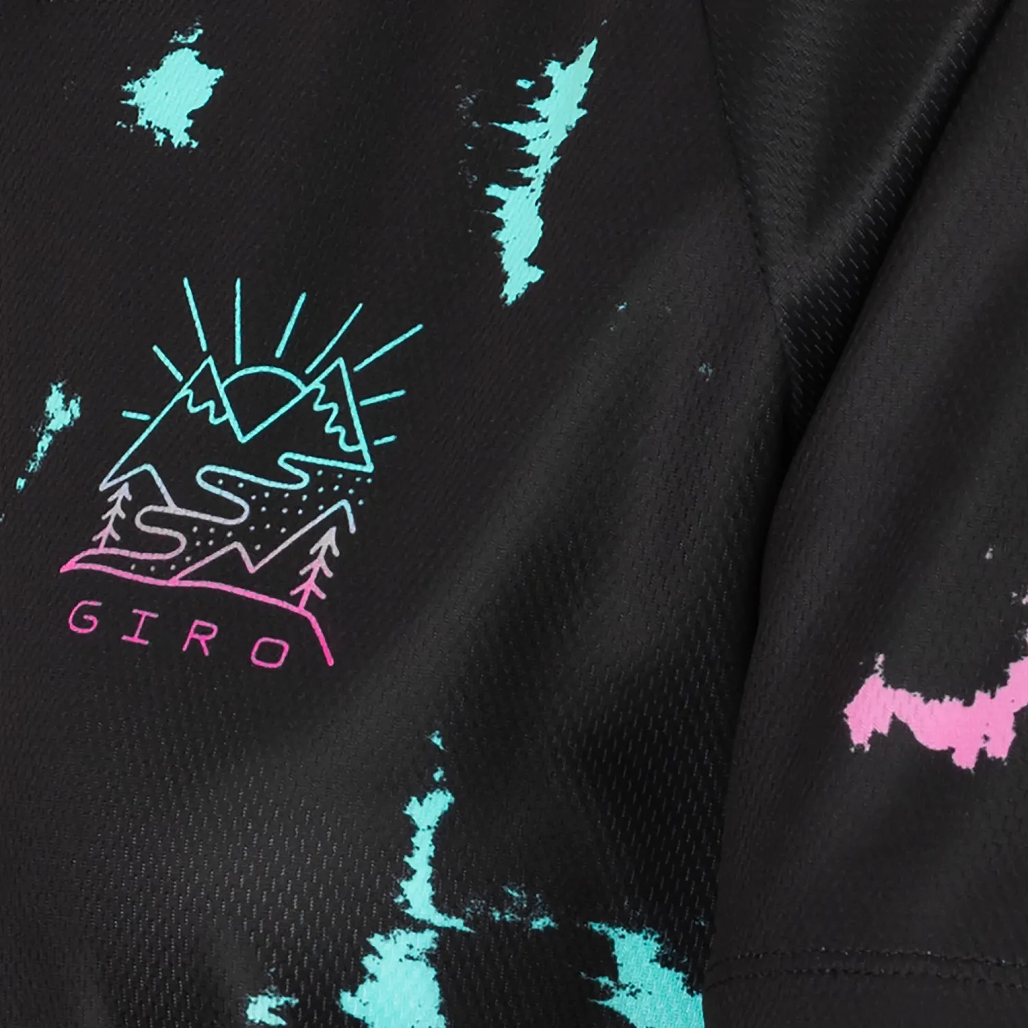 GA W ROUST JERSEY BLK ICE DYE XS