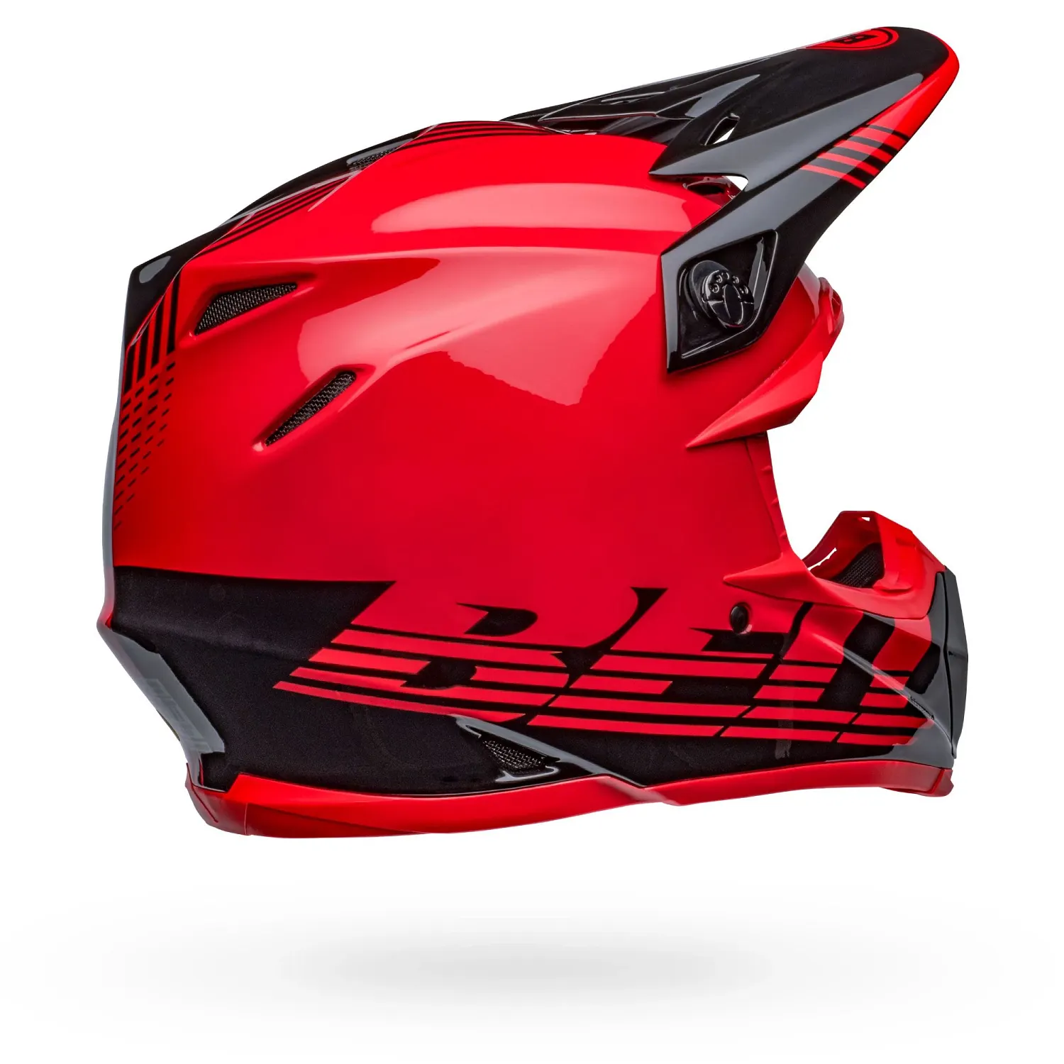 PS MOTO-9 MIPS LOUVER BK/RD M
