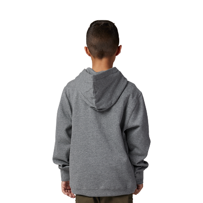 YTH LEGACY FLEECE PO [HTR GRAPH] YS