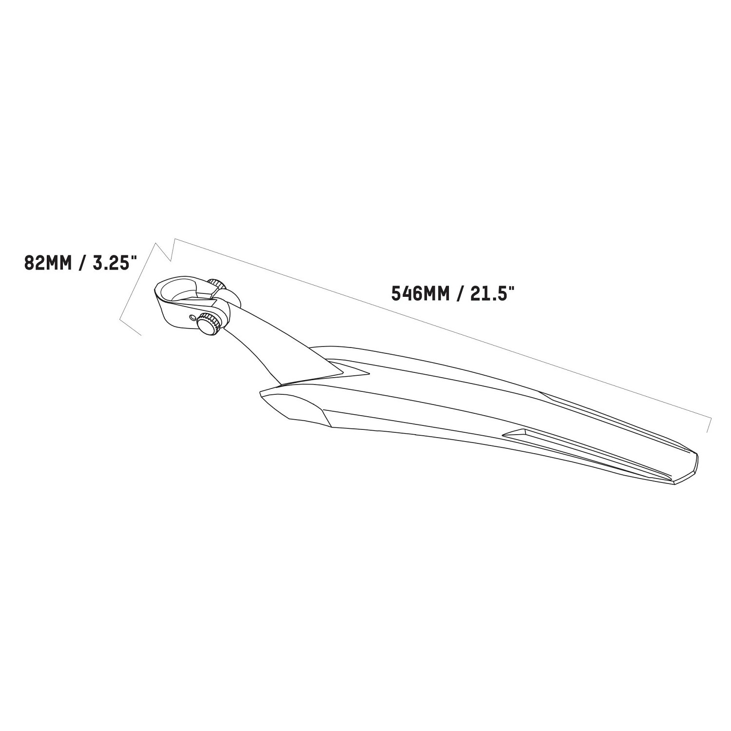 BB FENDER MTN REAR SPLASH BOARD