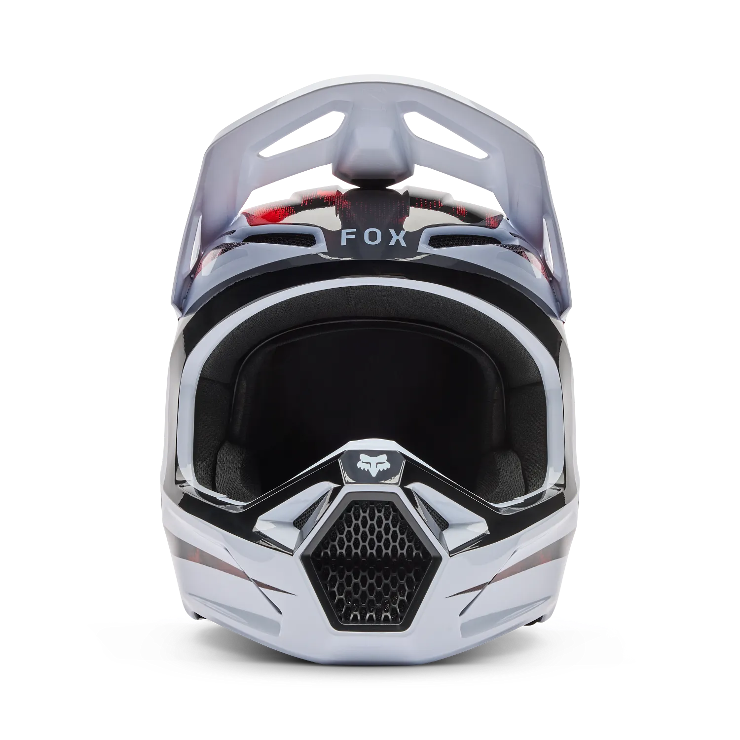 V1 KAIROS HELMET [WHT/FLO RED] XS