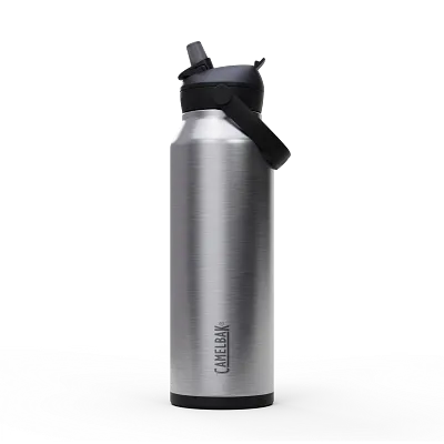 Thrive&trade; Flip Straw 40oz Bottle, Insulated Stainless Steel