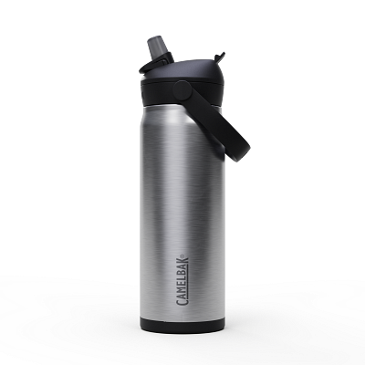 Thrive&trade; Flip Straw 20oz Bottle, Insulated Stainless Steel&nbsp;