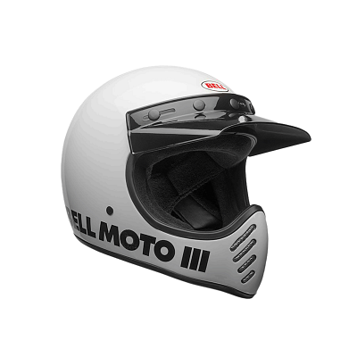 MOTO-3 CLASSIC ECE [WHT] M