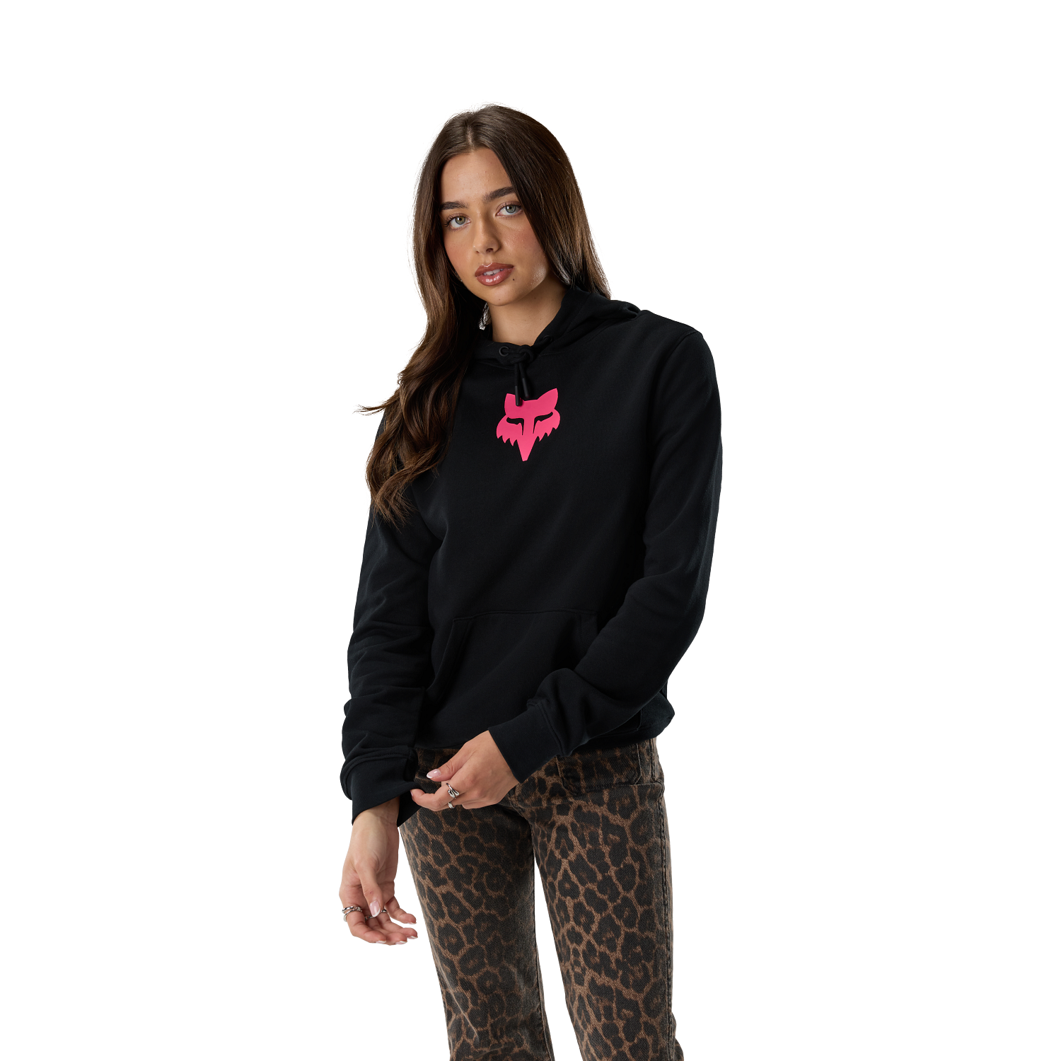 Women's F Head Fleece Pullover Hoodie
