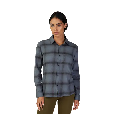Survivalist flannelskjorte med str&aelig;k til kvinder