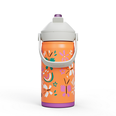 Thrive Flip Straw Kids VSS 12oz, Butterfly Rainbow