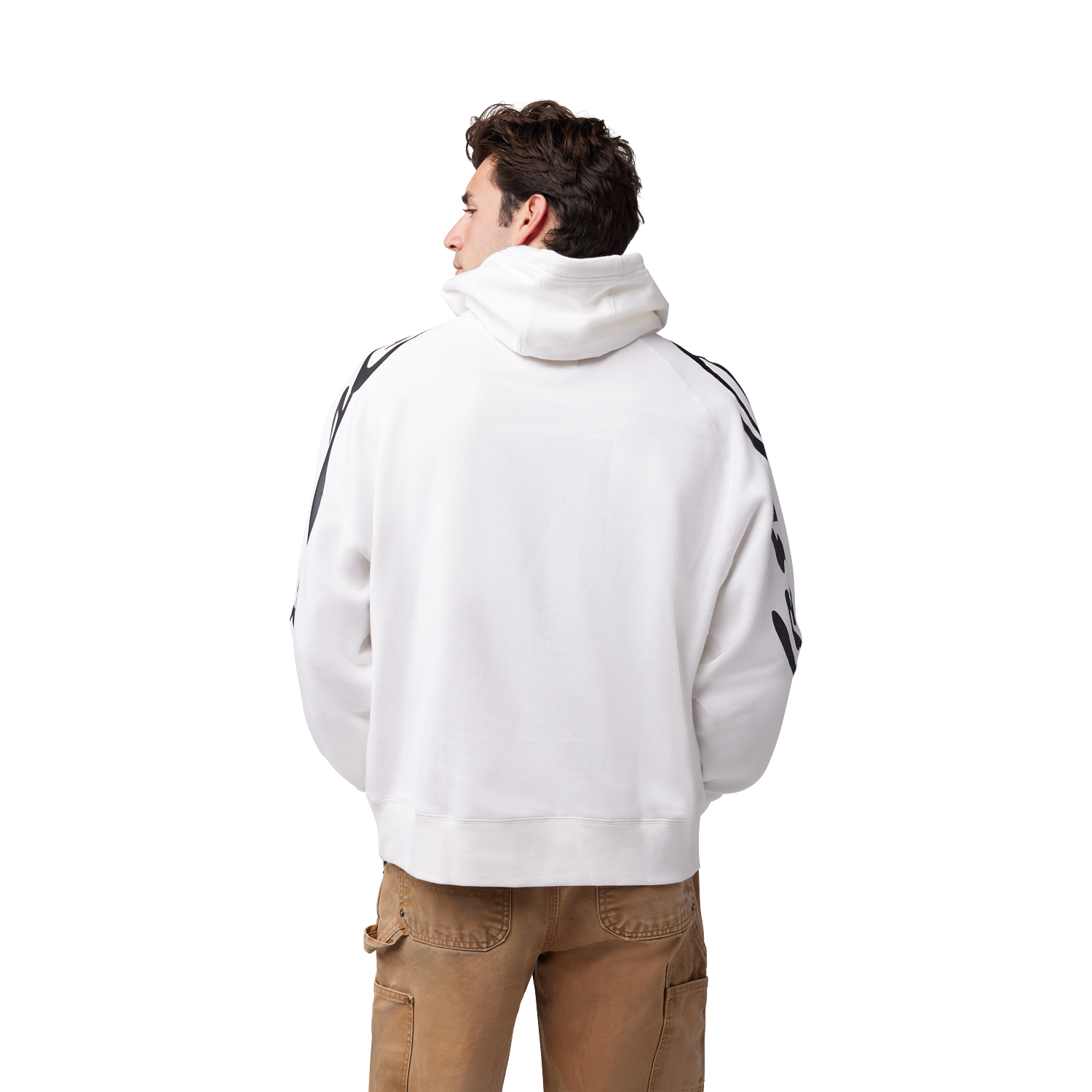 Energy Face Oversized Pullover Hoodie