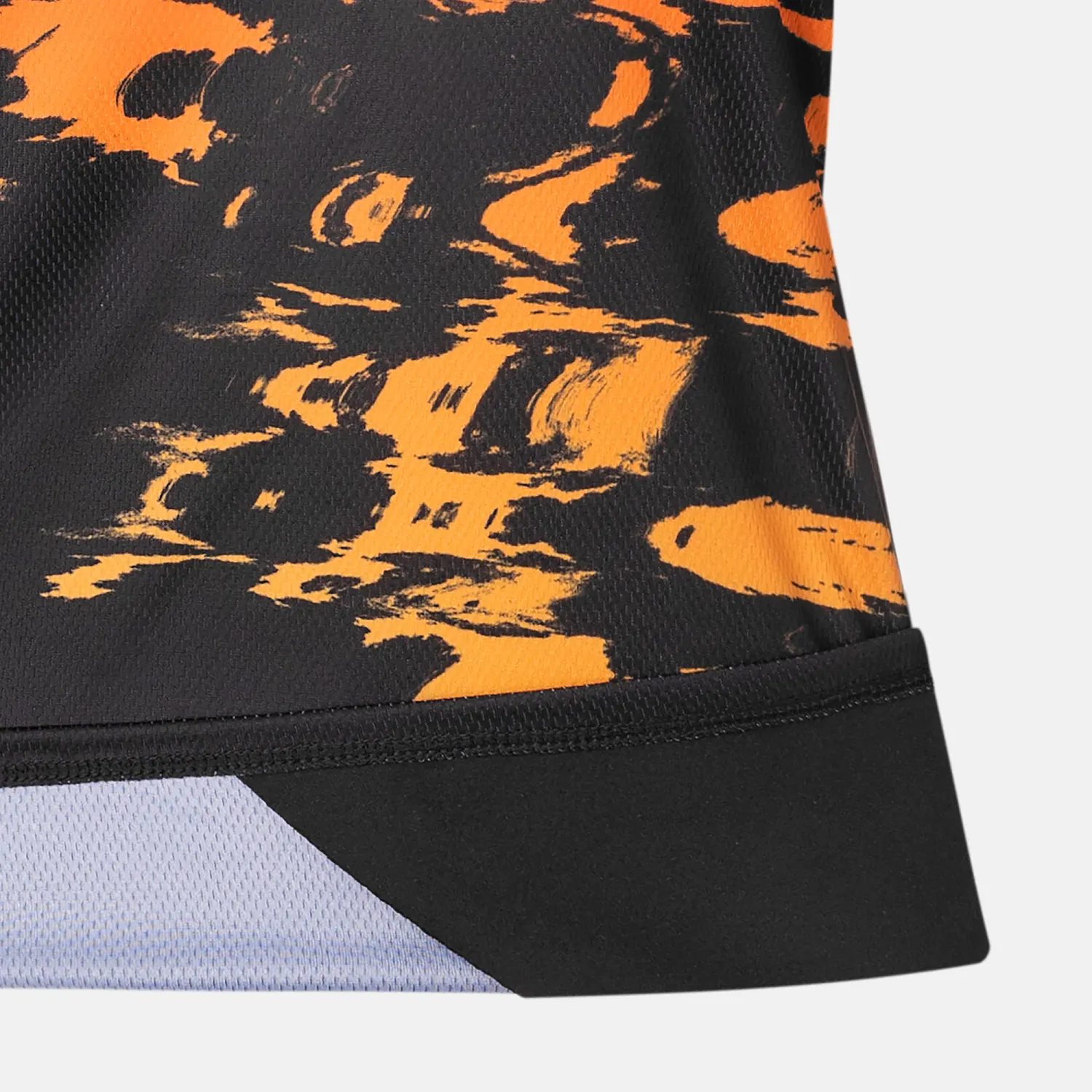 GA W ROUST LS JERSEY BLK HYPERGLITCH XS