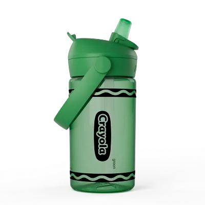 Crayola 14oz Flip Straw Bottle