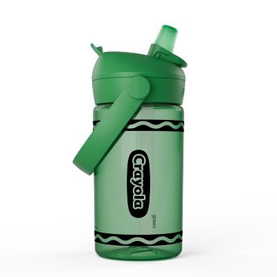 Crayola 14oz Flip Straw Bottle