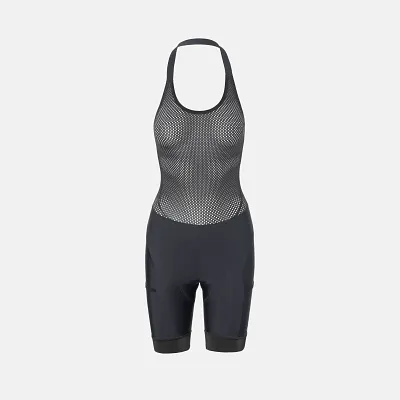 Women's Chrono Expert Halter Bib Short with Pockets