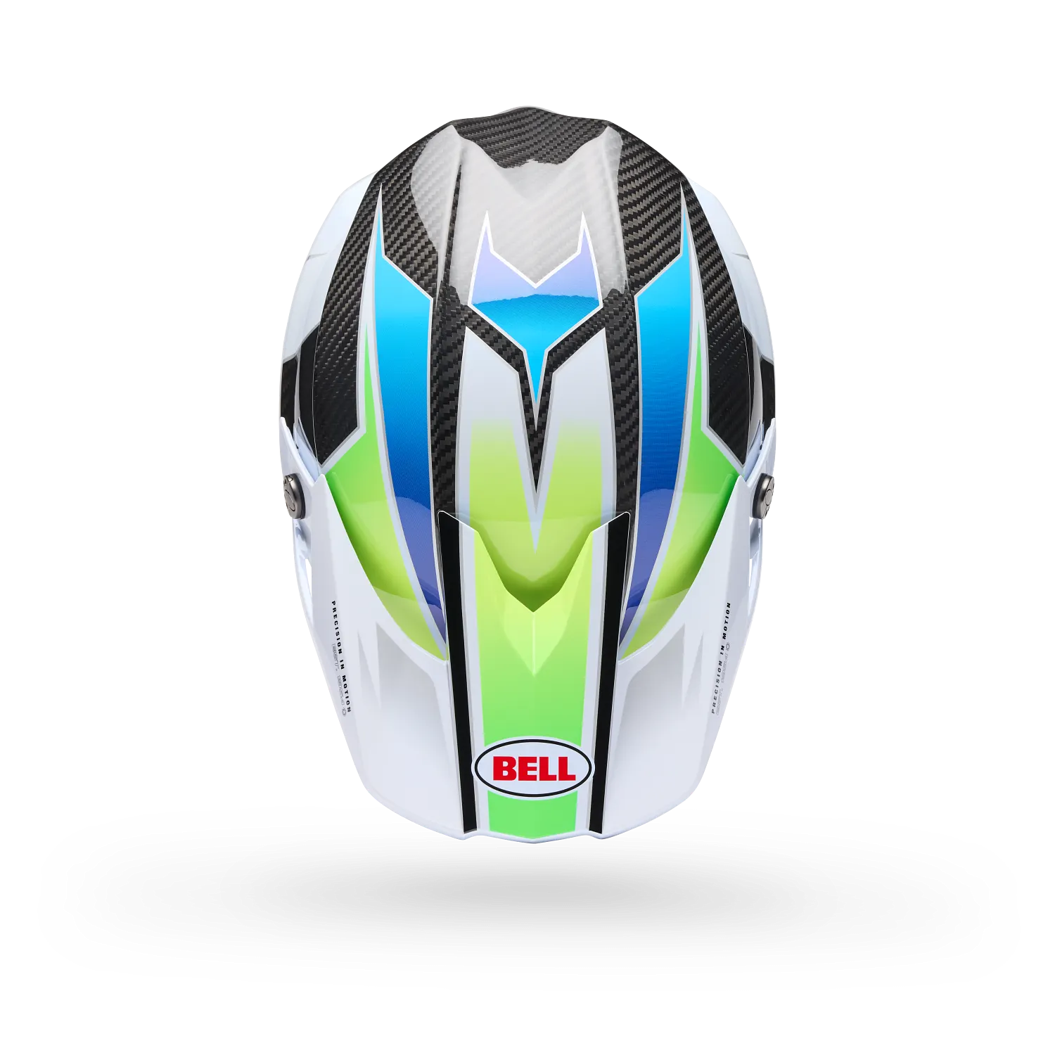 MOTO-10 SPHERICAL GRID ECE [WHT/BLU] XS