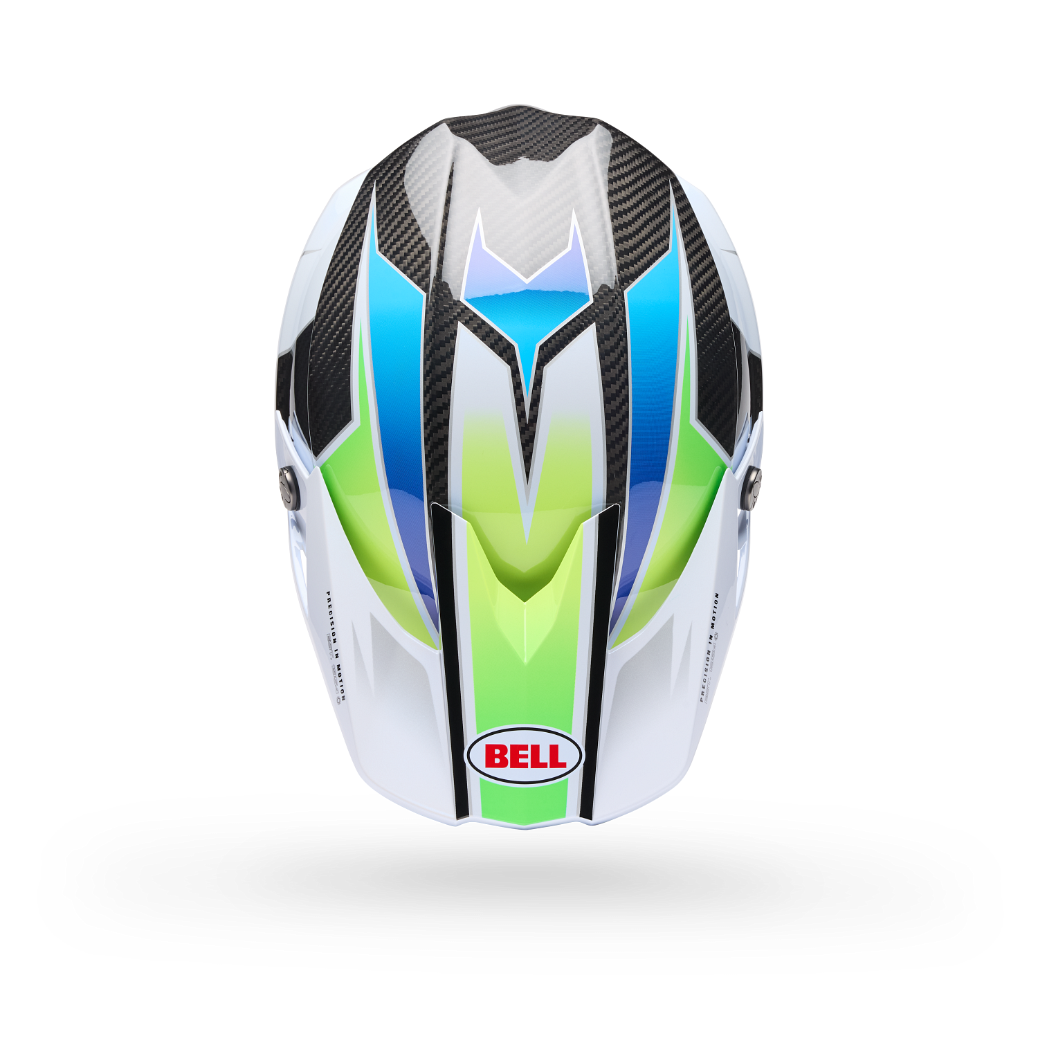 PS MOTO-10 SPHR GRID WH/BL M DOT