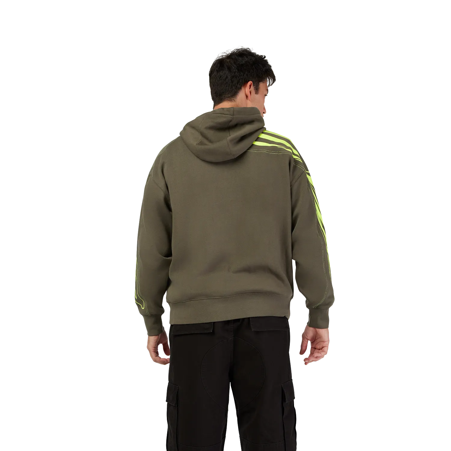 Sweat &agrave; capuche surdimensionn&eacute; sur&eacute;lev&eacute;