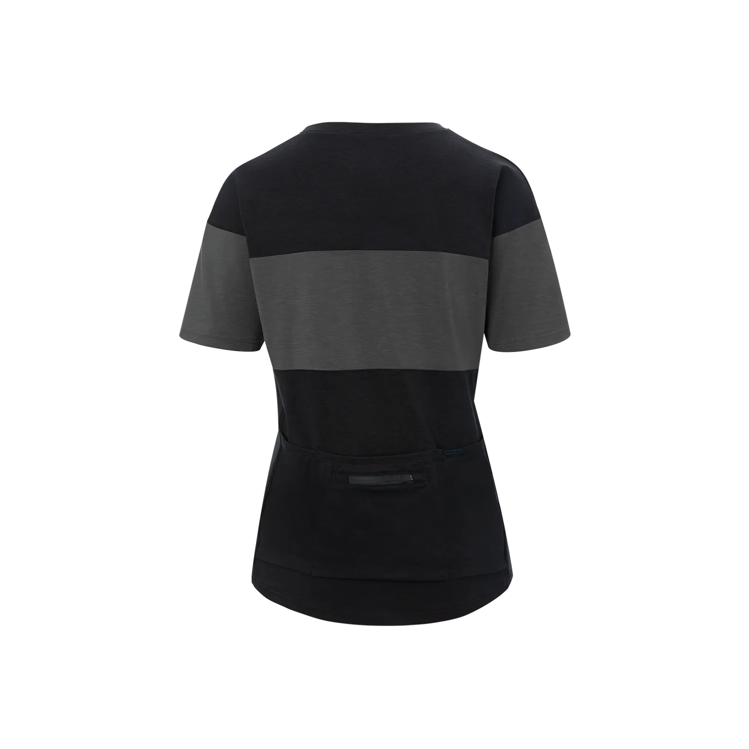 GA W RIDE JERSEY BLK/CHAR XL- WOP