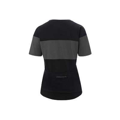 GA W RIDE JERSEY BLK/CHAR S- WOP