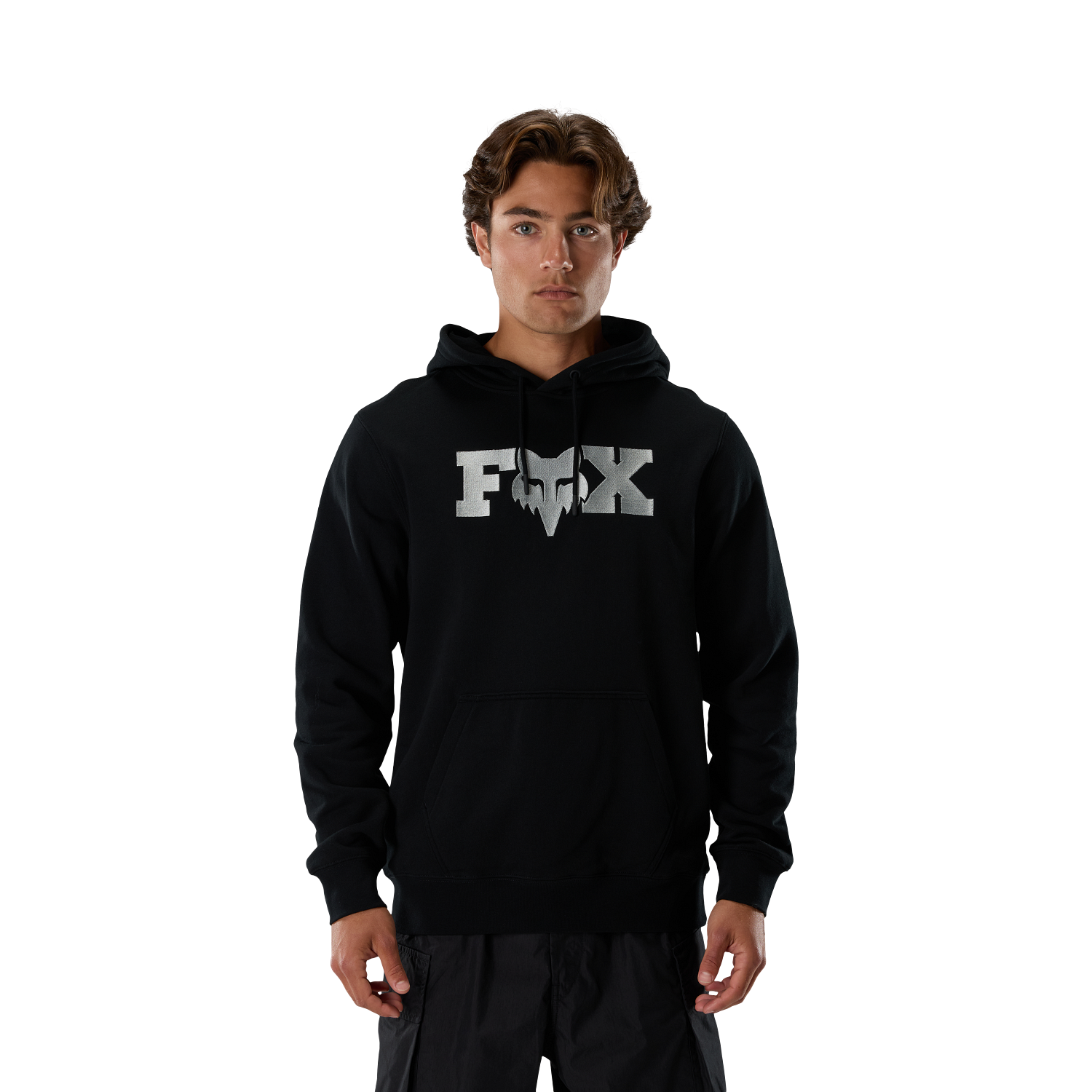 F Head X Fleece Pullover Hoodie