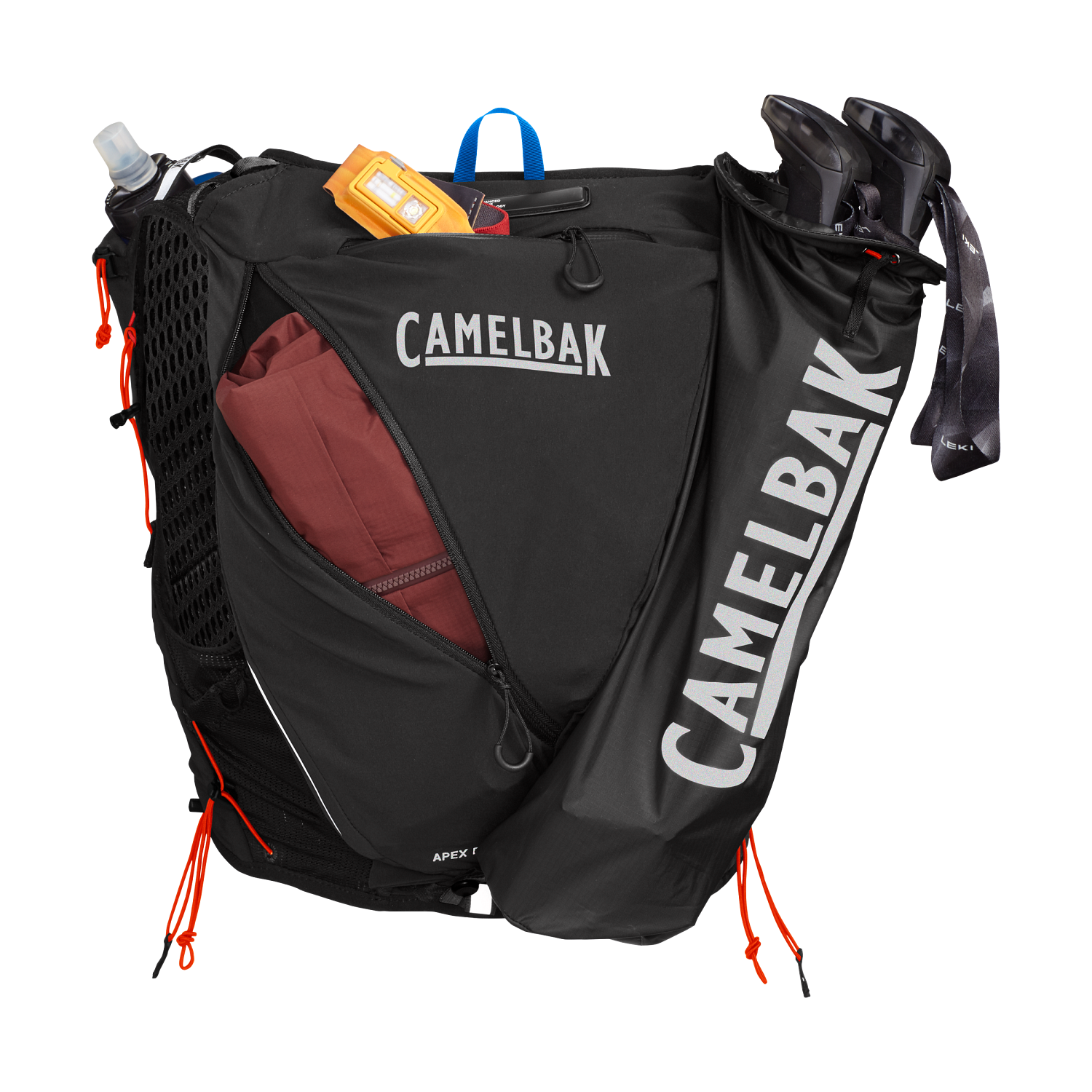 Gil&egrave; Apex&trade; Pro Vest da 12L con due borracce morbide Quick Stow&trade; da 530ml