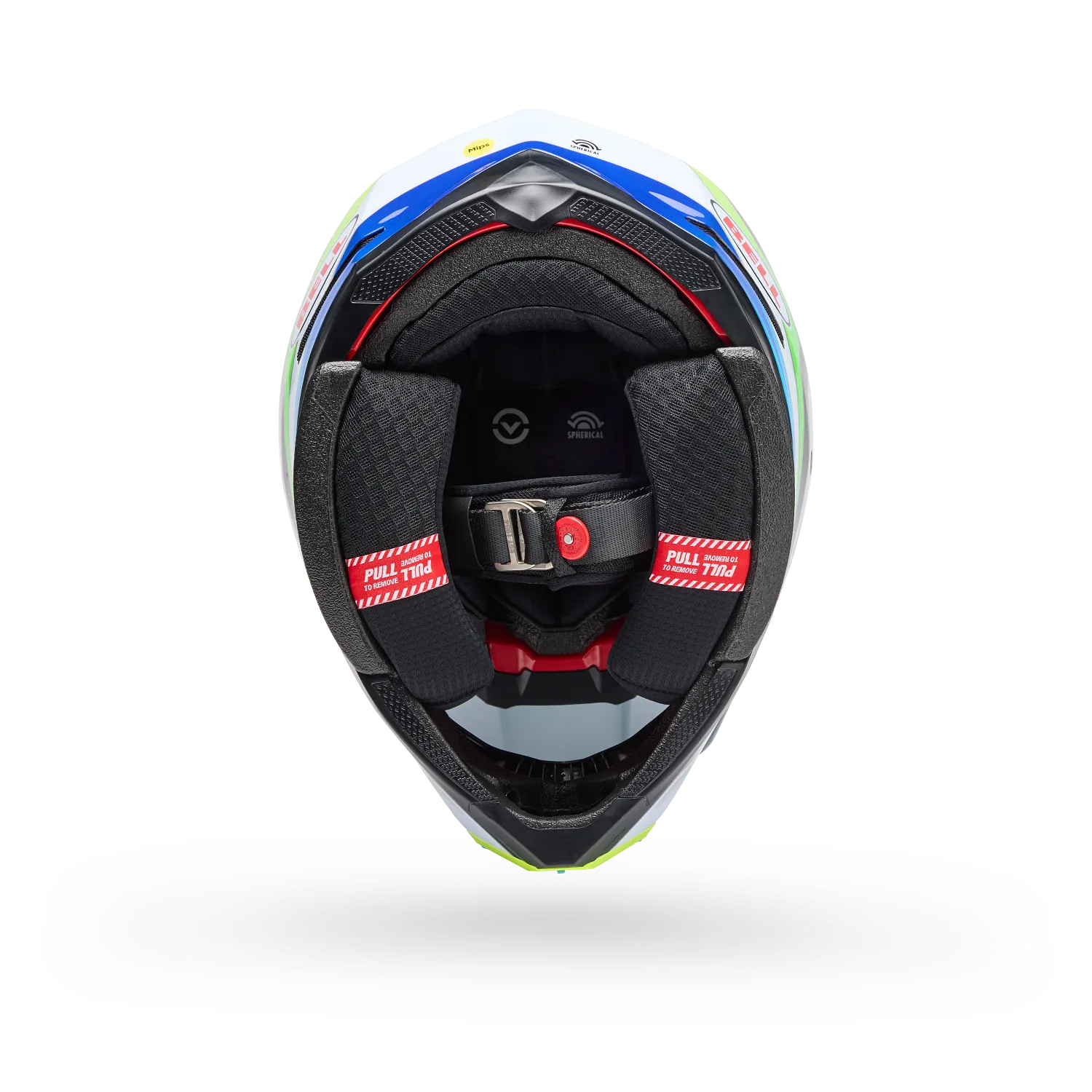 MOTO-10 SPHERICAL GRID ECE [WHT/BLU] XS