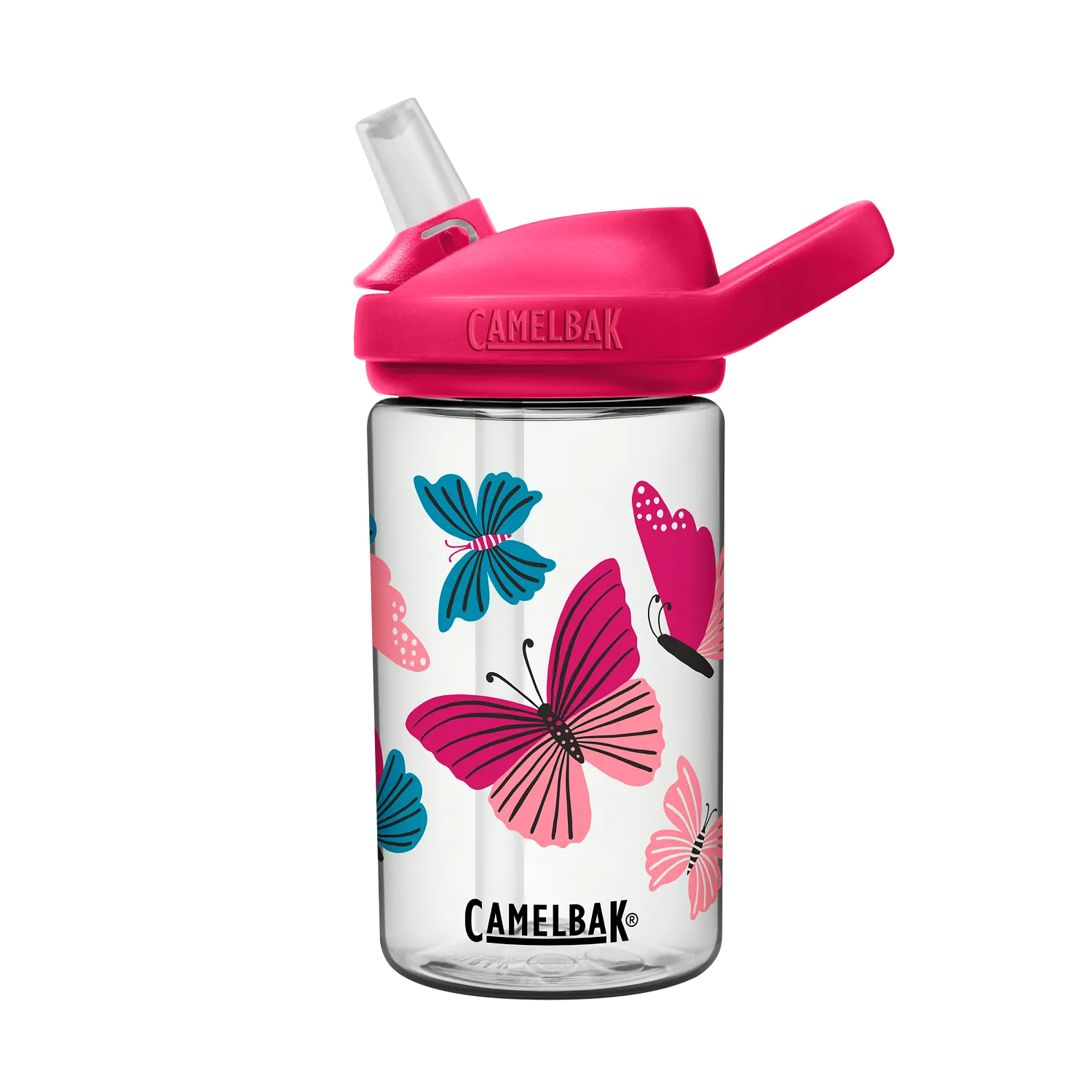 eddy+ Kids 14oz, Colorblock Butterflies