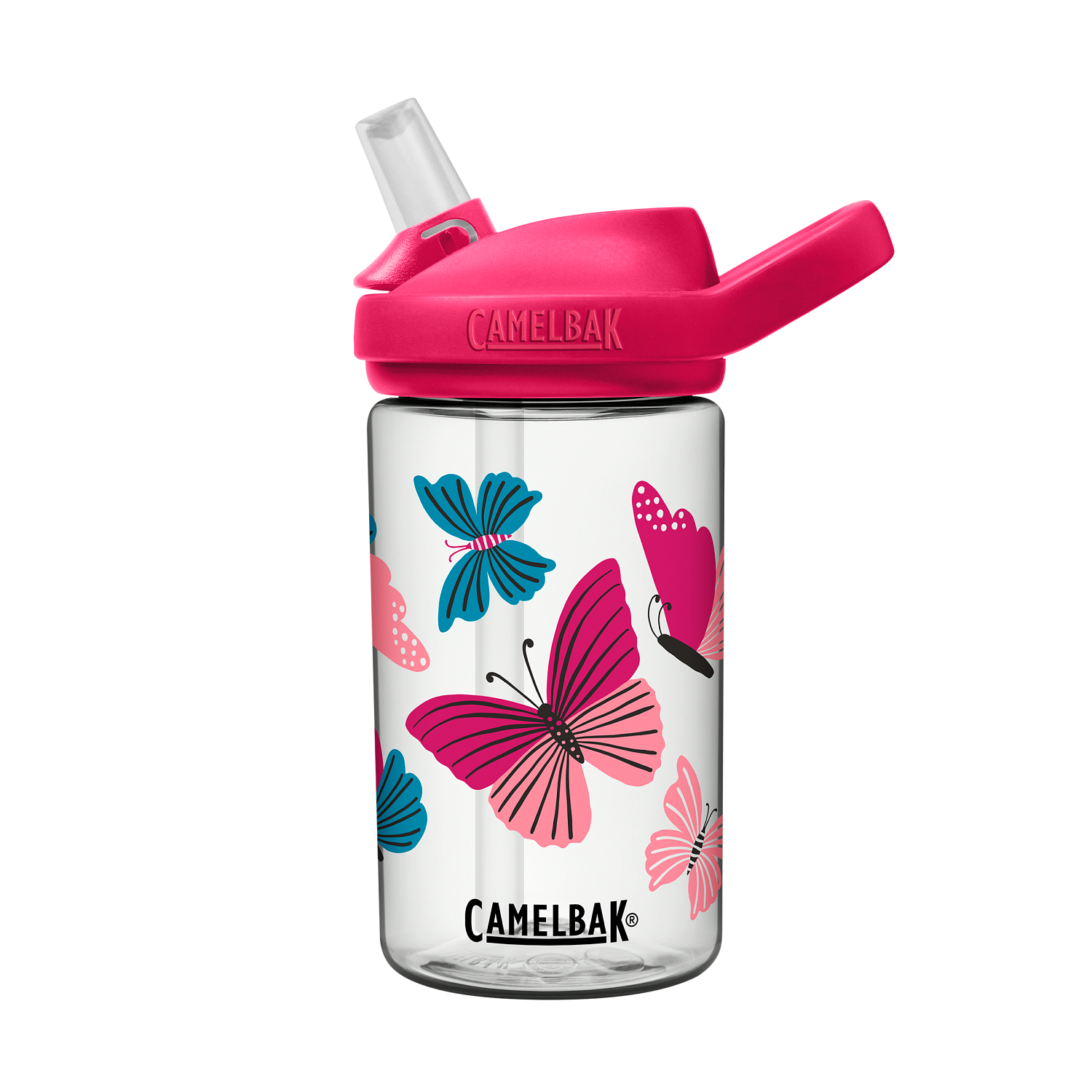 eddy+ Kids 14oz, Colorblock Butterflies