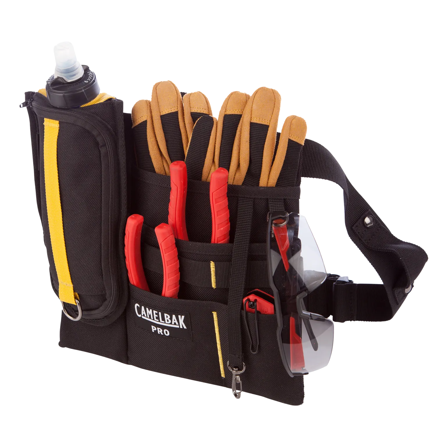 5H 17oz 4-Pocket Tool Belt, Black