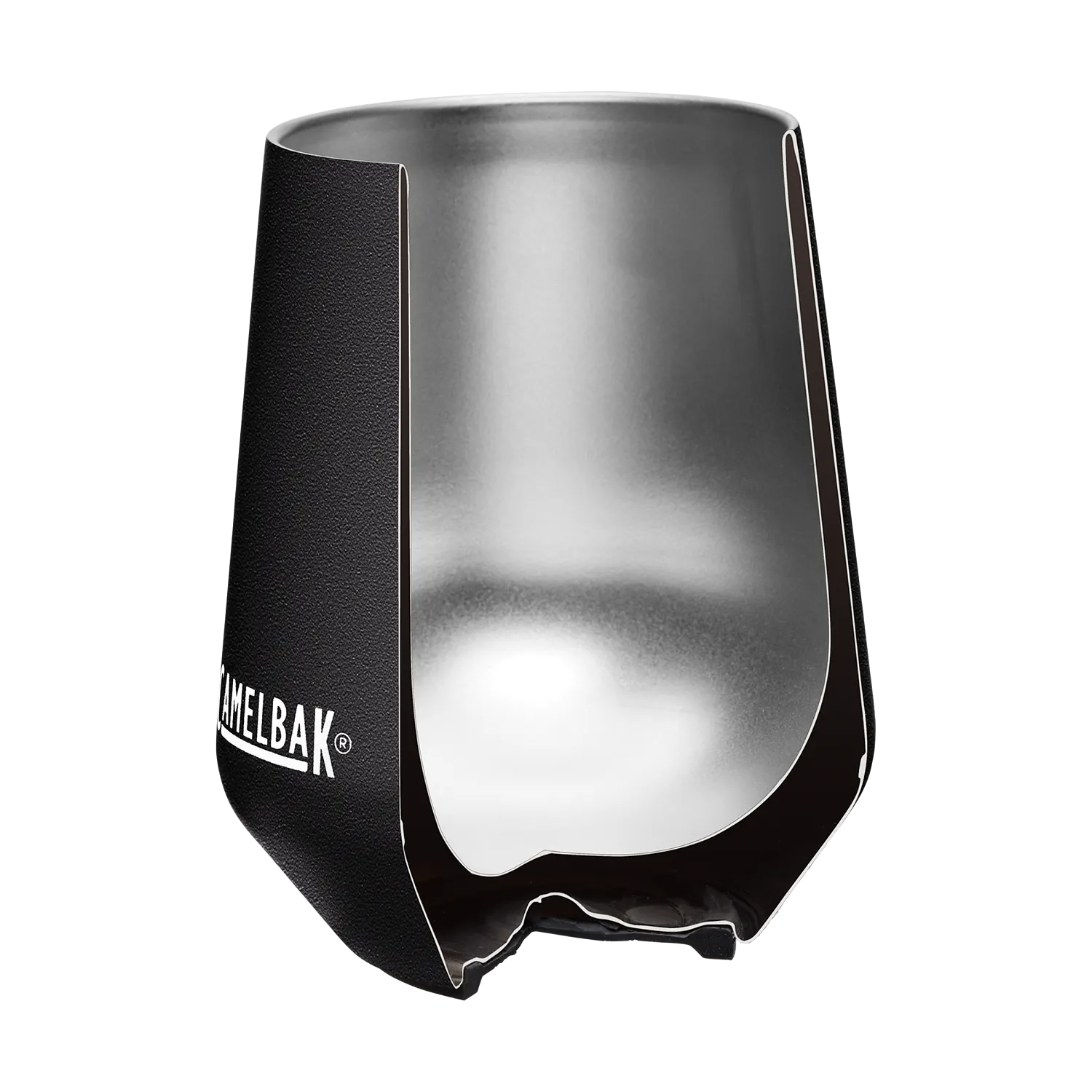 Wine Tumbler, SST Vacuum Insulated, 12oz, Black