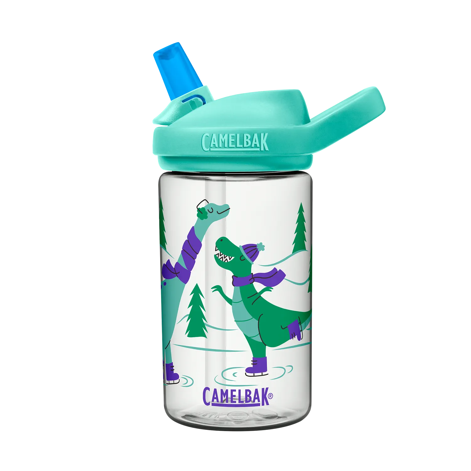 eddy+ kids 14oz, Ice Skating Dinos, FW LE