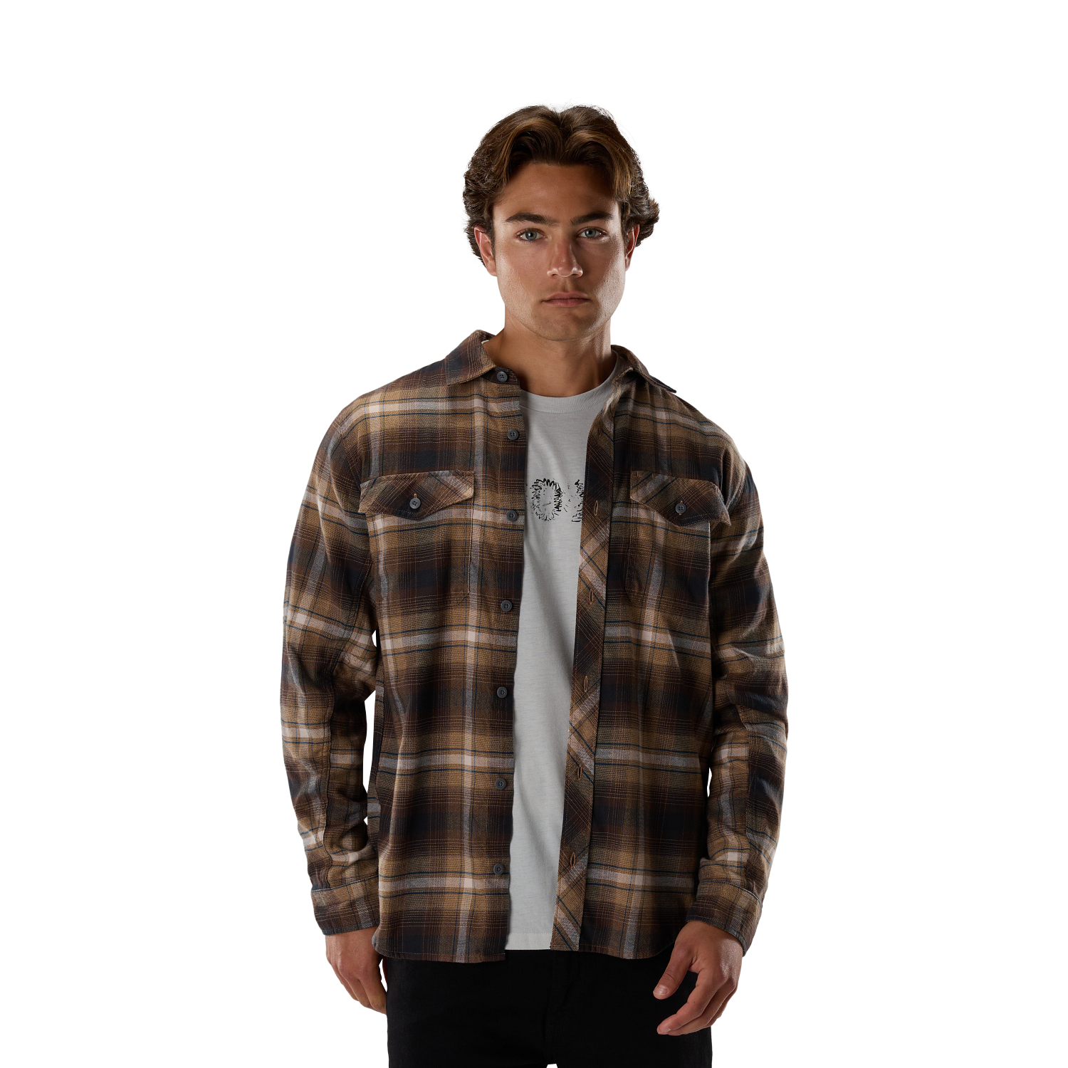 Survivalist Stretch Flannel Long Sleeve Shirt